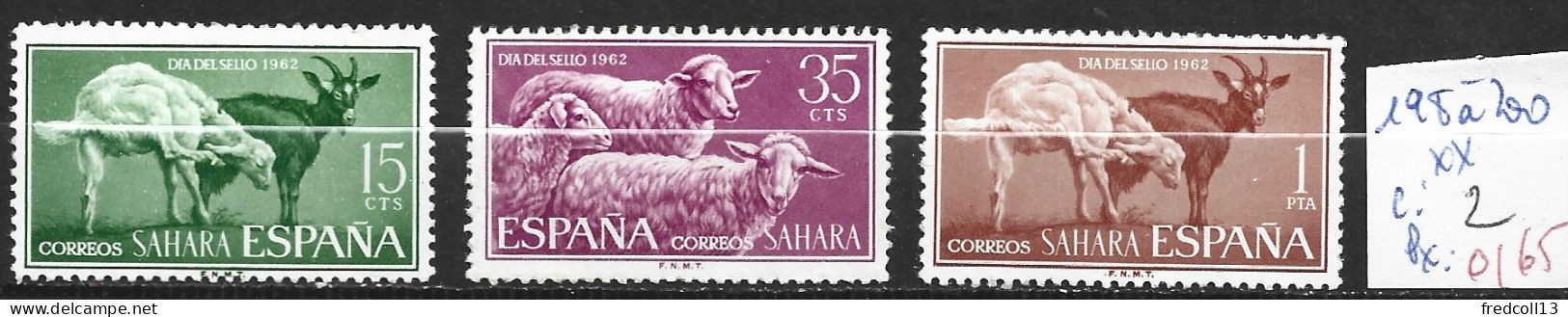 SAHARA ESPAGNOL 198 à 200 ** Côte 2 € - Spanische Sahara
