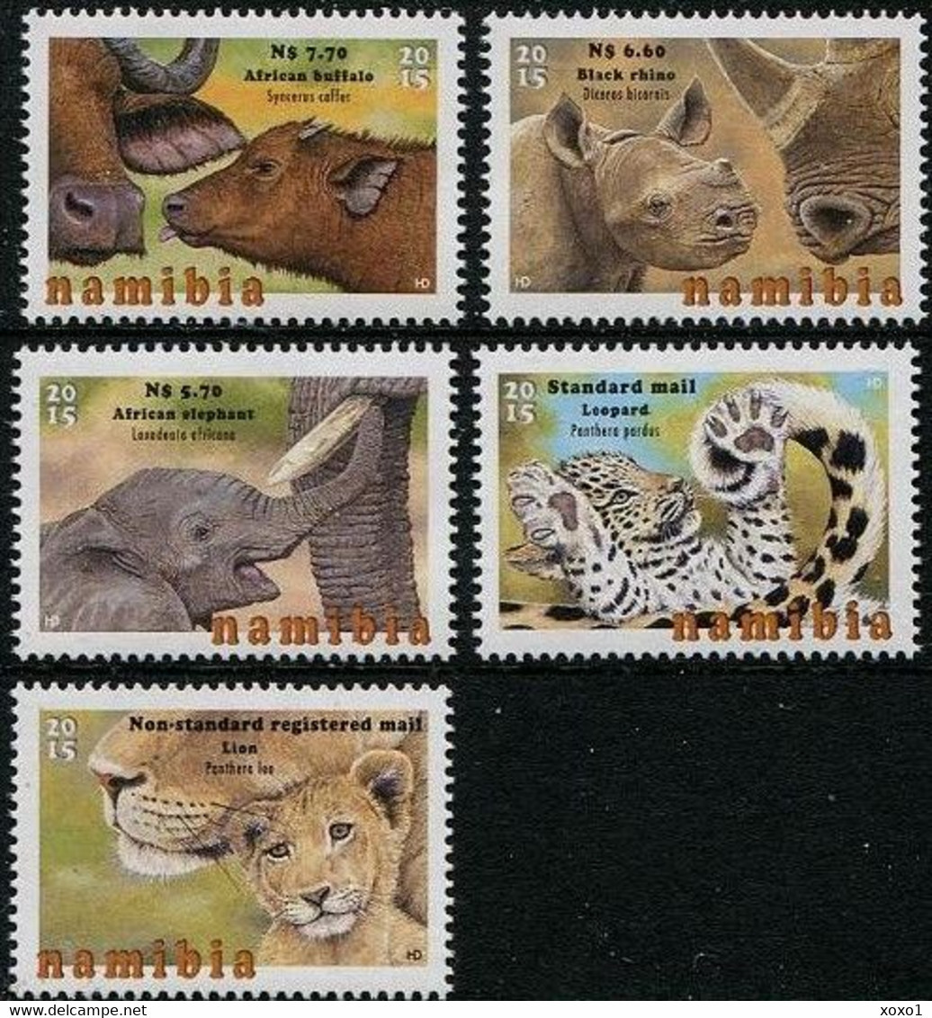 Namibia 2015 MiNr. 1515 - 1519  Animals 5v MNH** 17,00 € - Namibia (1990- ...)