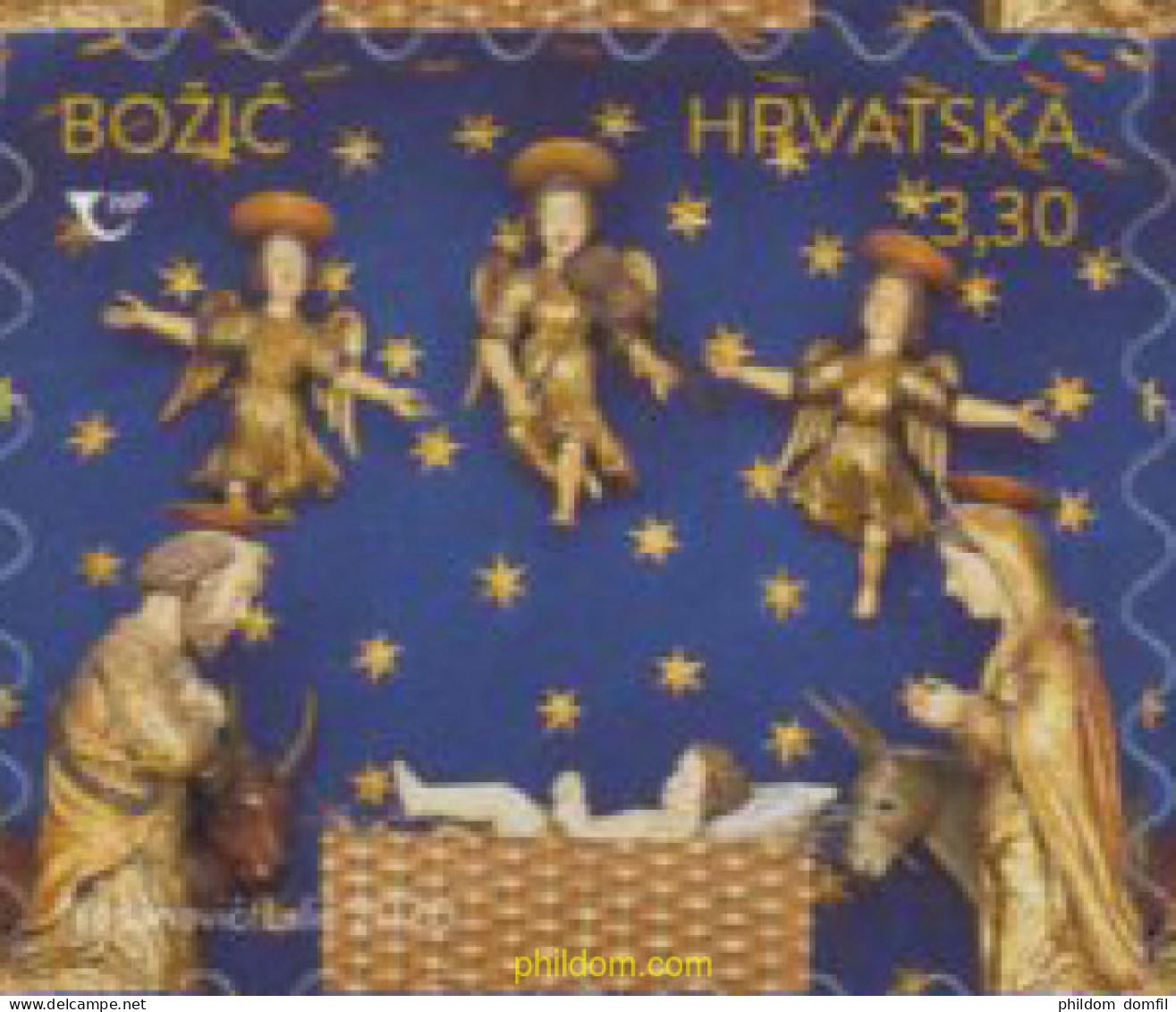 643240 MNH CROACIA 2020 NAVIDAD - Croatie