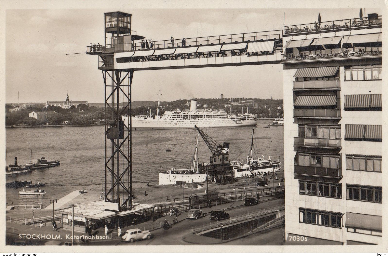 CL79.Vintage Postcard.Port And Ships. Stockholm, Sweden. - Schweden