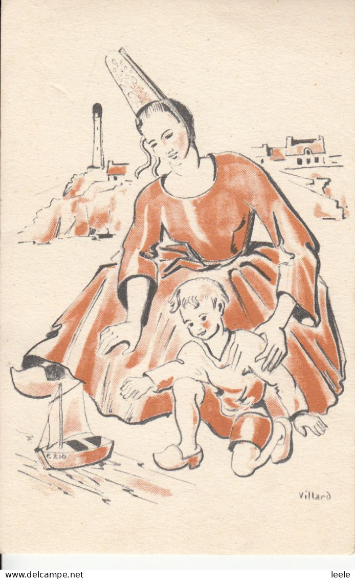 CL31. Vintage French Postcard. The Little Ship. Protection Of Children - Groupes D'enfants & Familles
