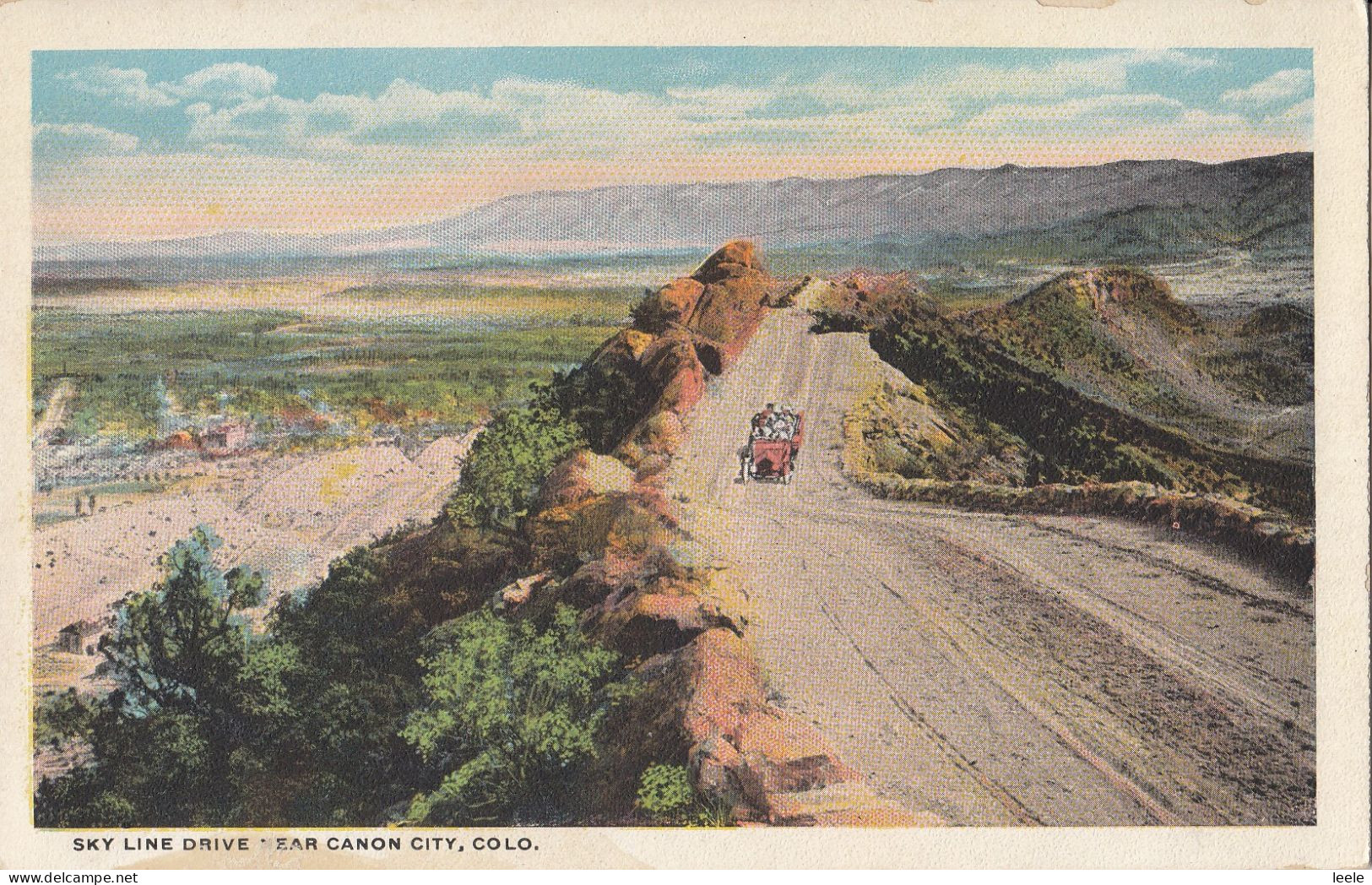 CL94. Vintage US Postcard. Skyline Drive Near Canon City, Colorado. - Altri & Non Classificati
