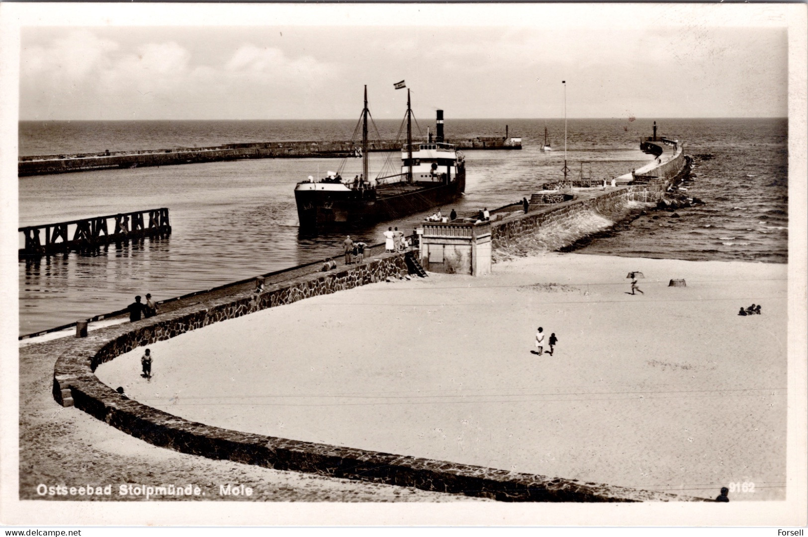 Ostseebad Stolpmünde , Mole (Ustka , Poland) (Ungebraucht) - Pommern