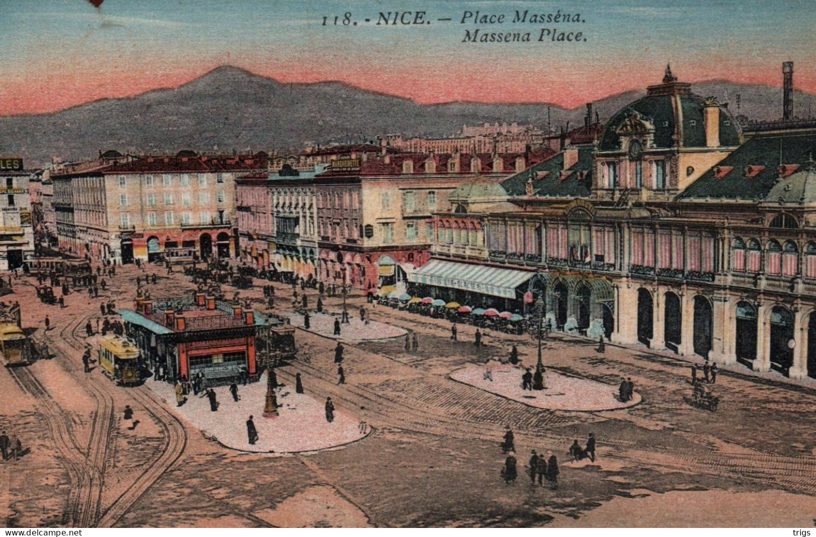 Nice - Place Masséna - Markten, Pleinen