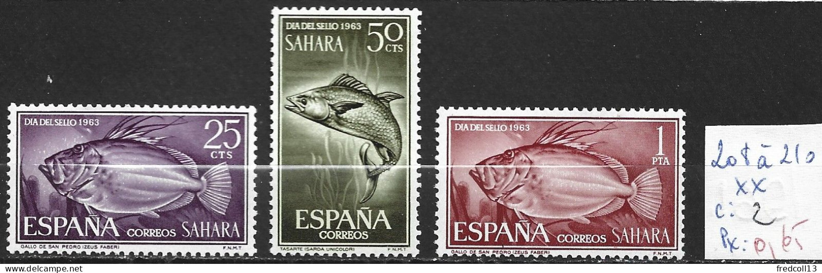 SAHARA ESPAGNOL 208 à 210 ** Côte 2 € - Spanische Sahara