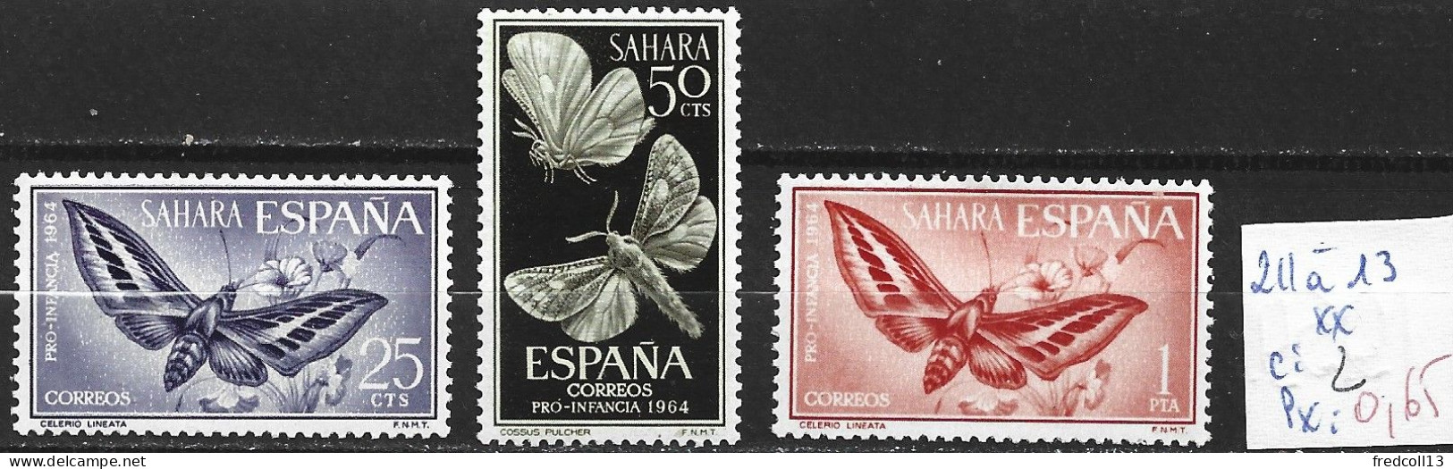 SAHARA ESPAGNOL 211 à 13 ** Côte 2 € - Spanish Sahara