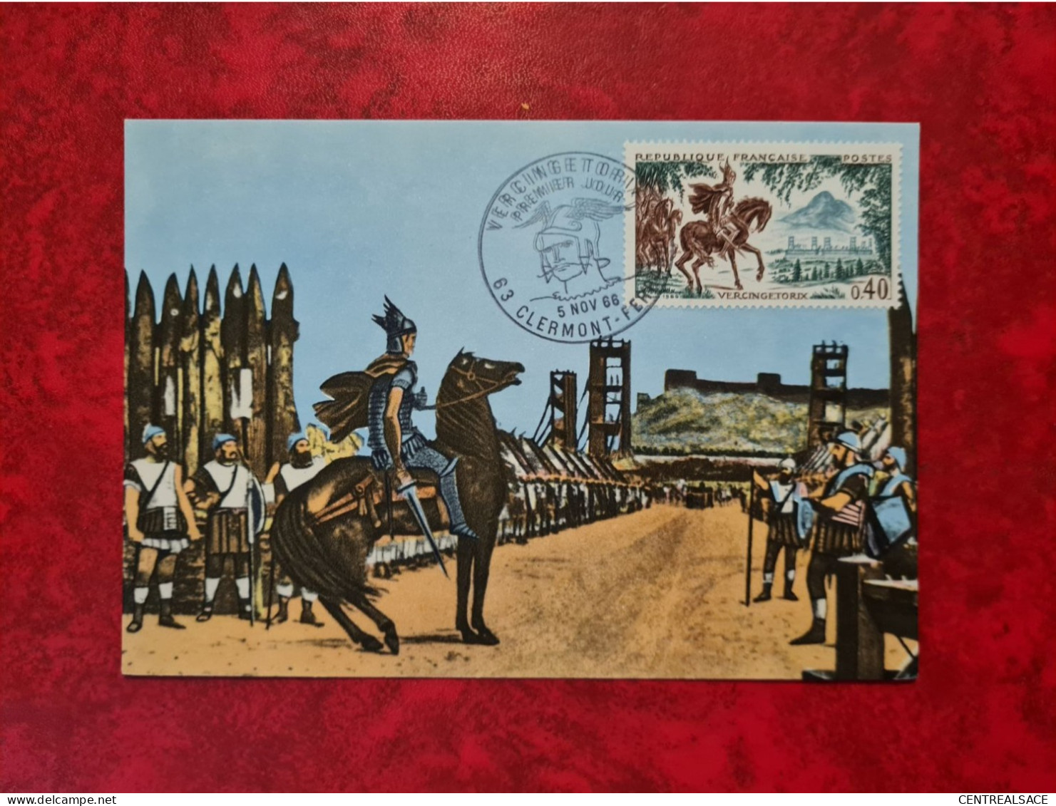 FDC 1966 MAXI CLERMONT FERAND VERCINGETORIX - Non Classés