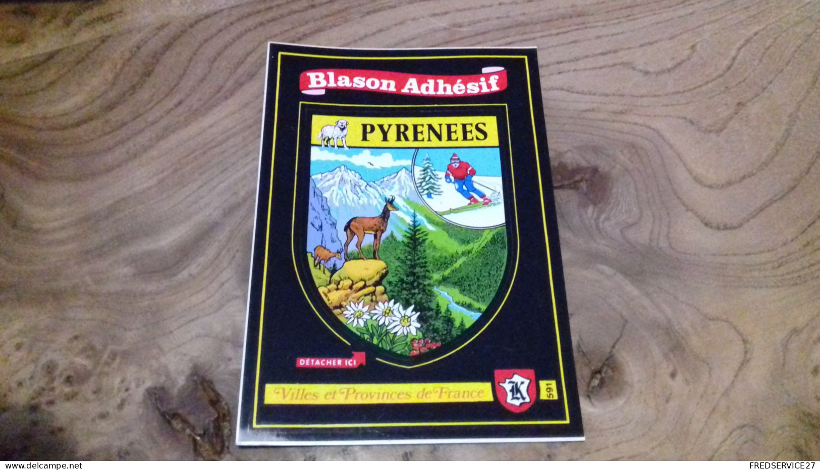 234 / PYRENEES BLASON ADHESIF - Midi-Pyrénées