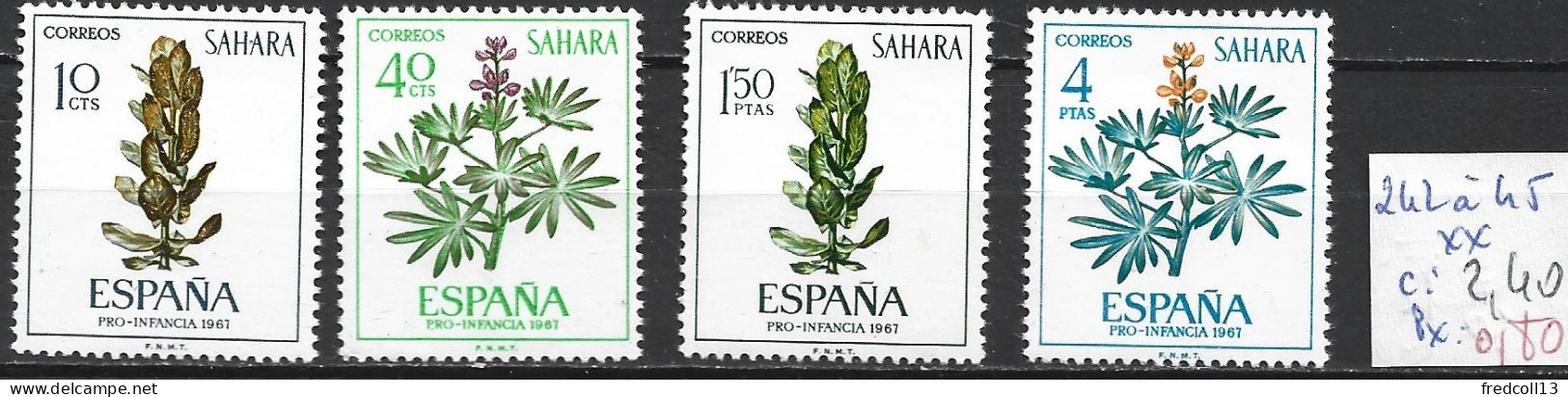 SAHARA ESPAGNOL 242 à 45 ** Côte 2.40 € - Sahara Español