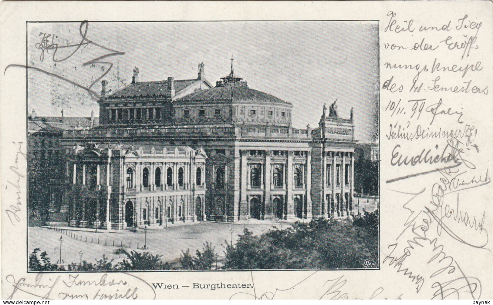 W425  --  WIEN   --  BURGTHEATER  --  1899 - Other & Unclassified