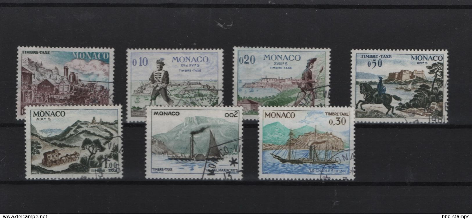 Monaco Michel Cat.No. Duty Used 59/65 - Postage Due