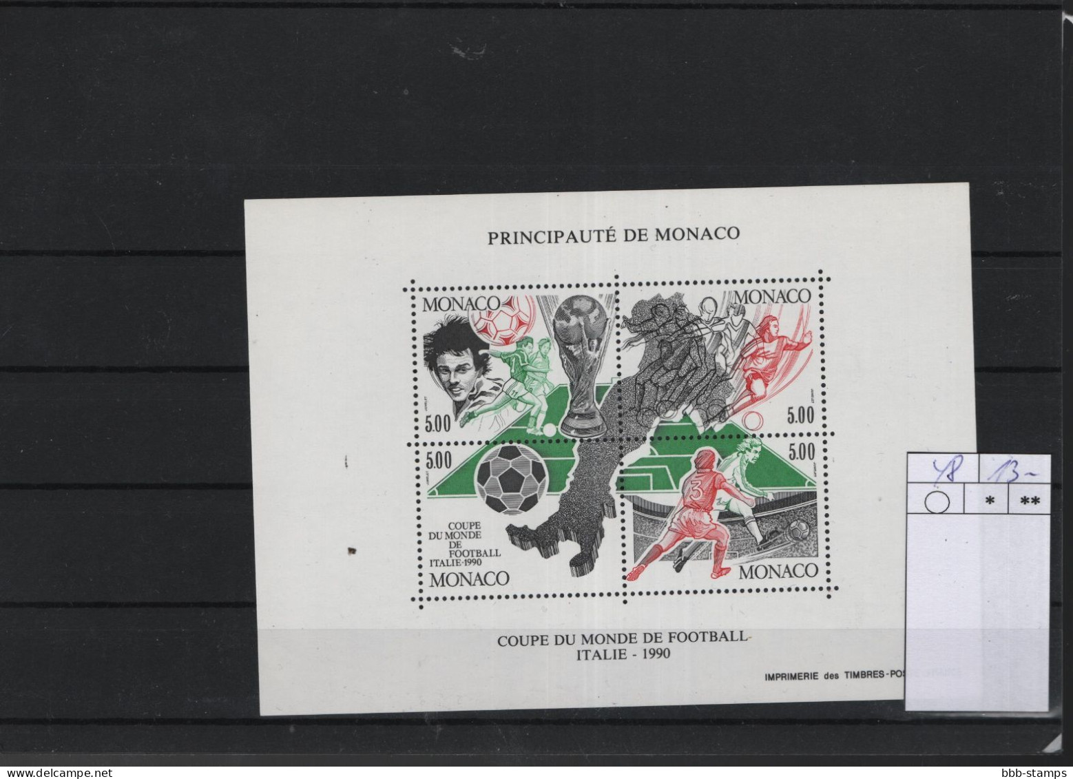 Monaco Michel Cat.No. Sheet Mnh/** 48 - Blokken