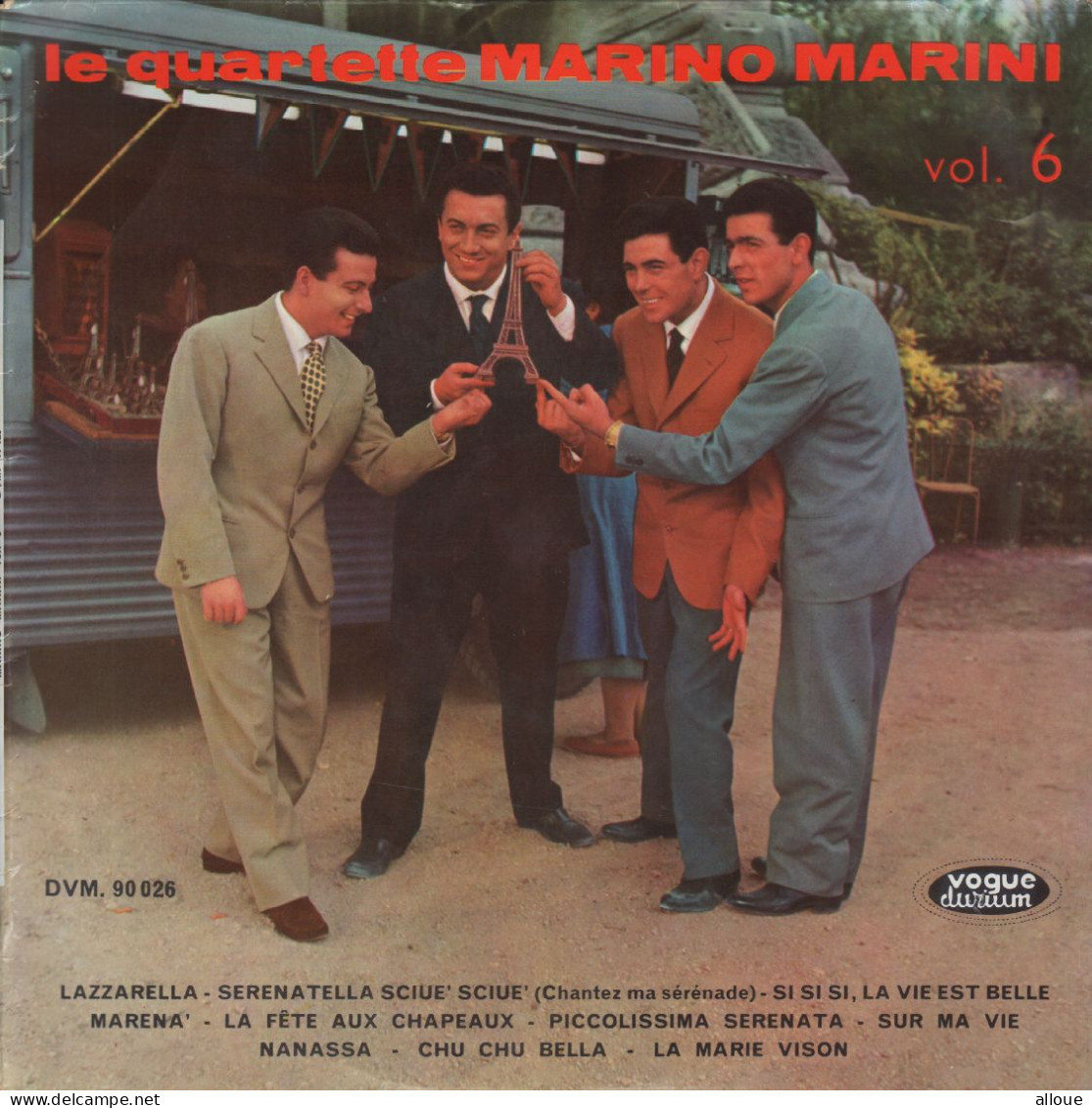 MARINO MARINI QUARTETTE - FR 25 Cm N° 6 -  SERENATELLA SCIUE' SCIUE  + 9 - Formatos Especiales