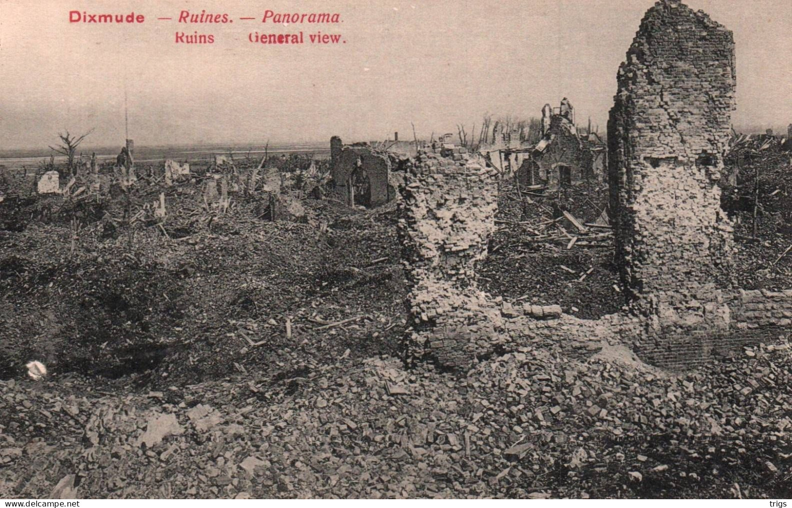 Dixmude (Ruines) - Panorama - Diksmuide