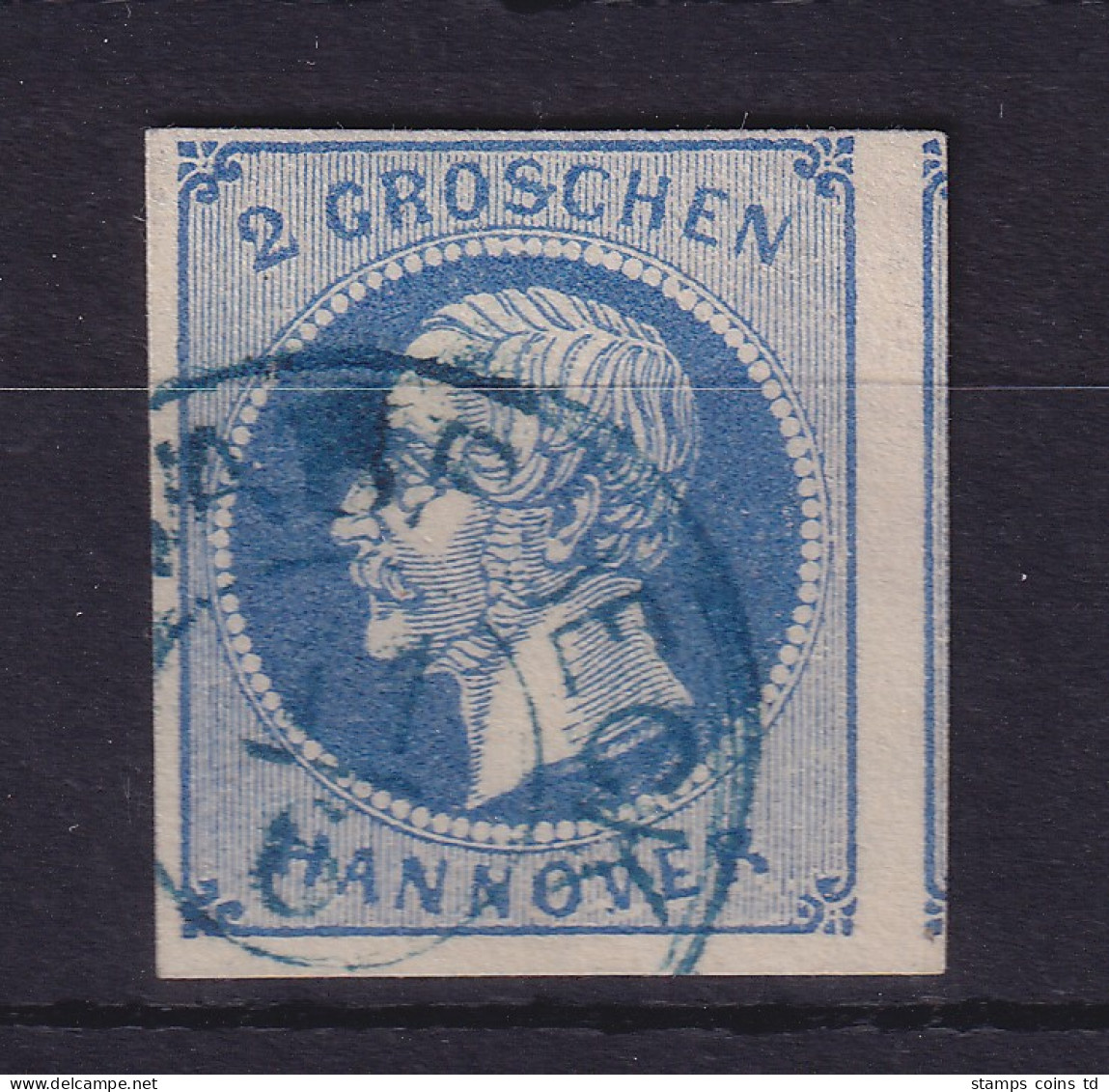 Hannover König Georg V. 2 Groschen Mi-Nr. 15 B  O OSNABRUECK (1860) - Hannover