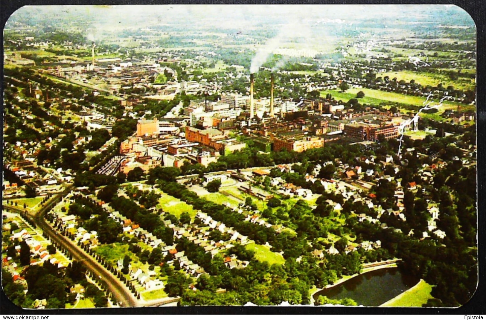 ► EASTMAN KODAK PARK FACTORY 1960s  Company From Air ROCHESTER    New York - Rochester