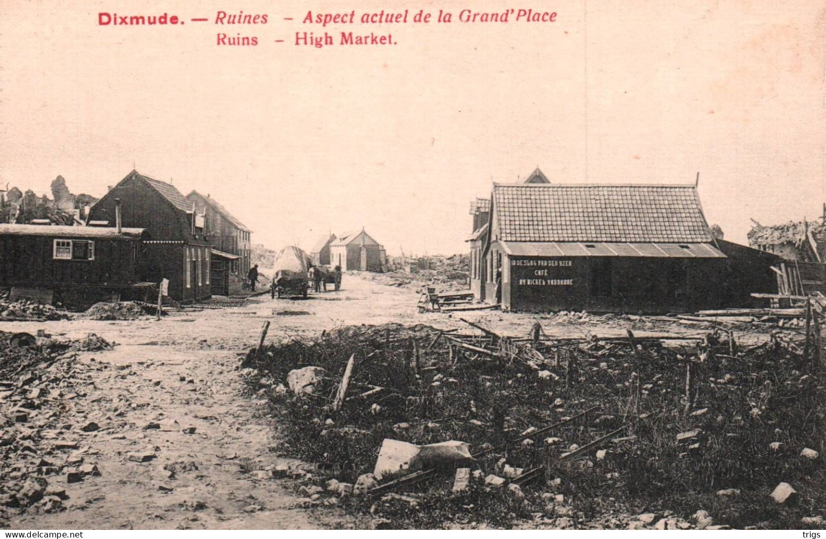 Dixmude (Ruines) - Aspect Actuel De La Grand'Place - Diksmuide