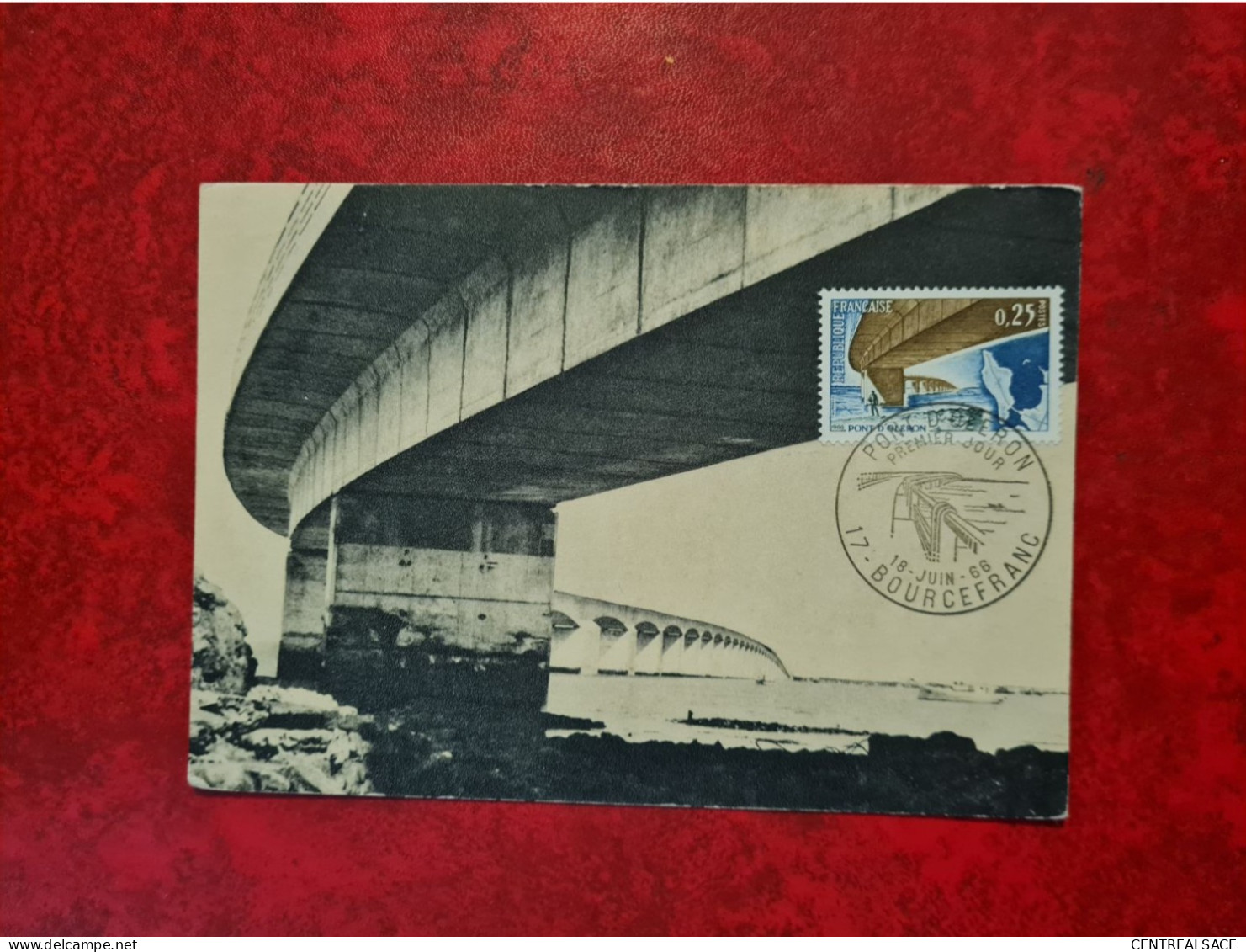FDC 1966 MAXI BOURCEFRANC PONT D'OLERON - Unclassified