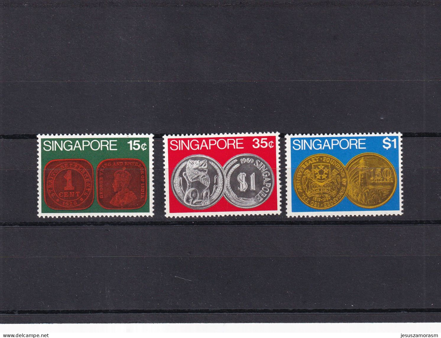 Singapur Nº 149 Al 151 - Singapore (1959-...)