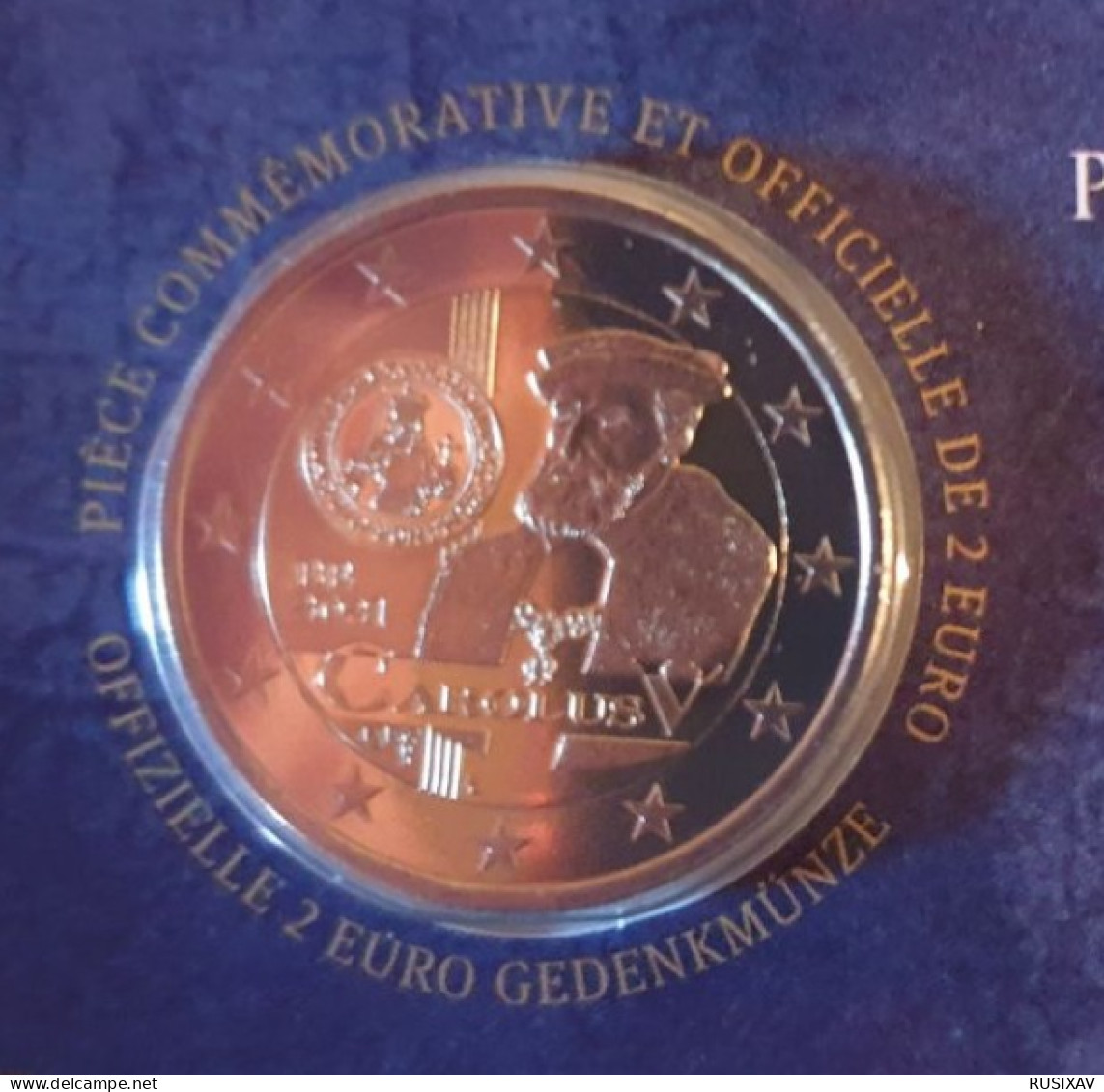 Belgique 2021  Coincard 2 Euro 2021 500 Ans Charles Quint Version Francaise - Belgique