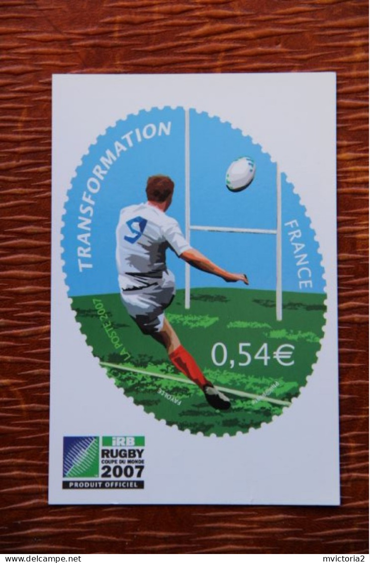 SPORT - RUGBY : COUPE DU MONDE 2007  " TRANSFORMATION ". - Rugby