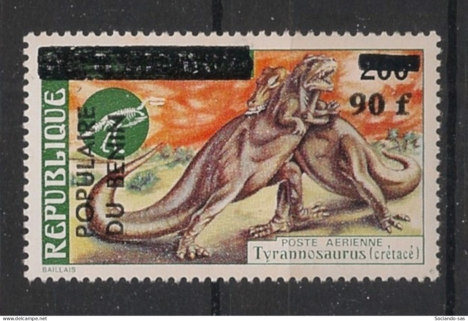 BENIN - 1985 - N°Mi. 414 - Dinosaure 90F / 200F - Neuf Luxe ** / MNH / Postfrisch - Benin – Dahomey (1960-...)