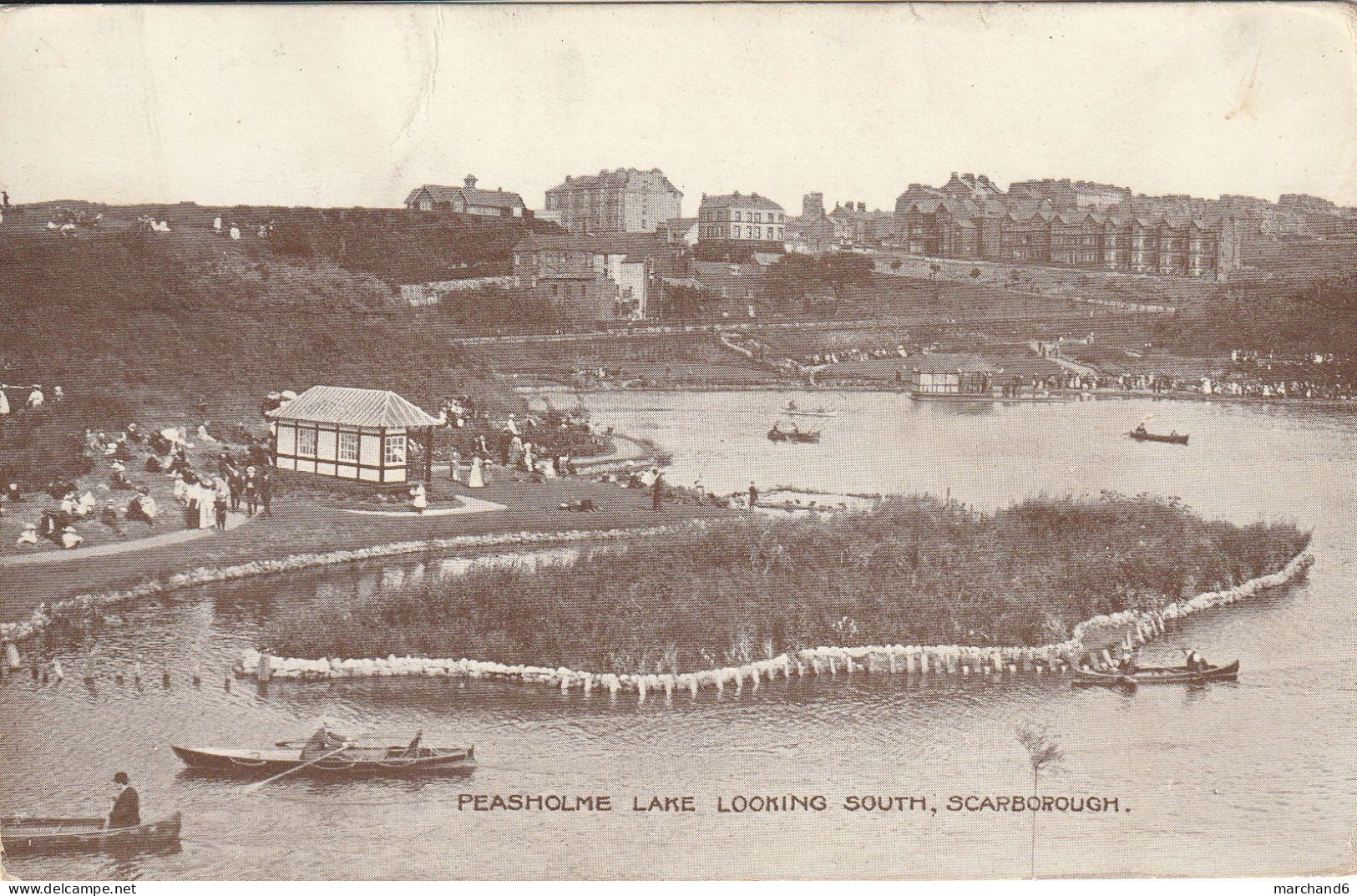 Peasholme Lake Looking South Scarborough - Scarborough