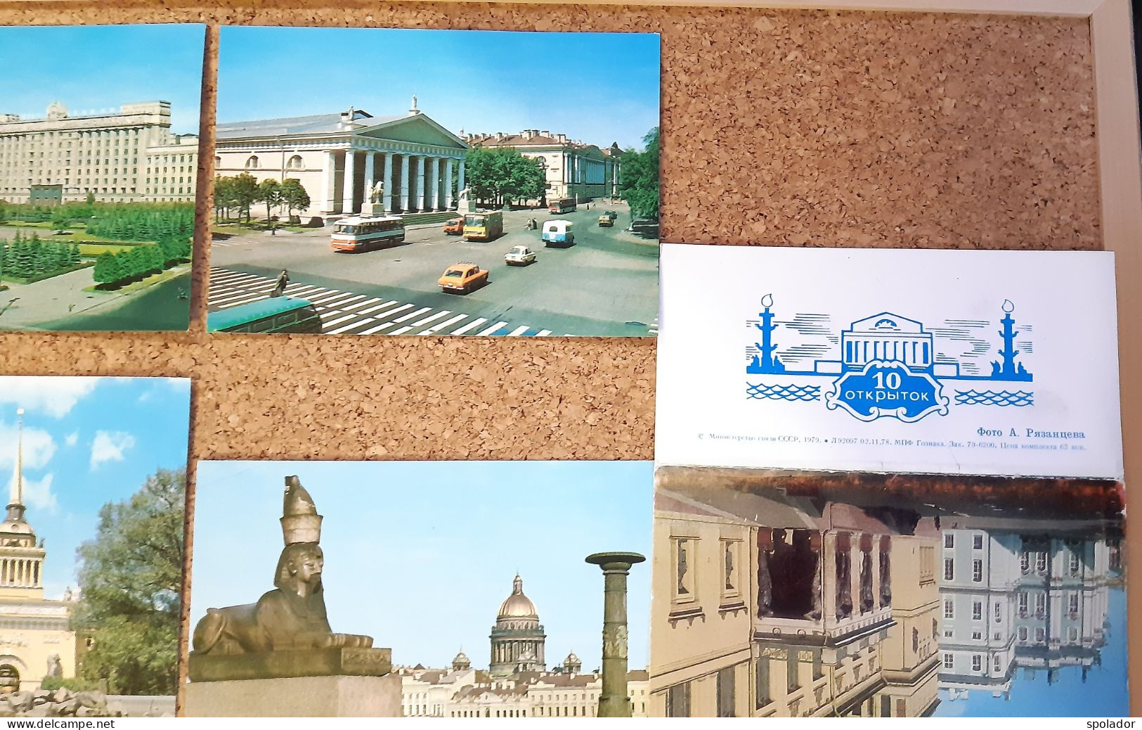 Lot 10pcs-Nostalgie-Vintage-postcard-Leningrad-Russia-#31-unused-1979 - Russie