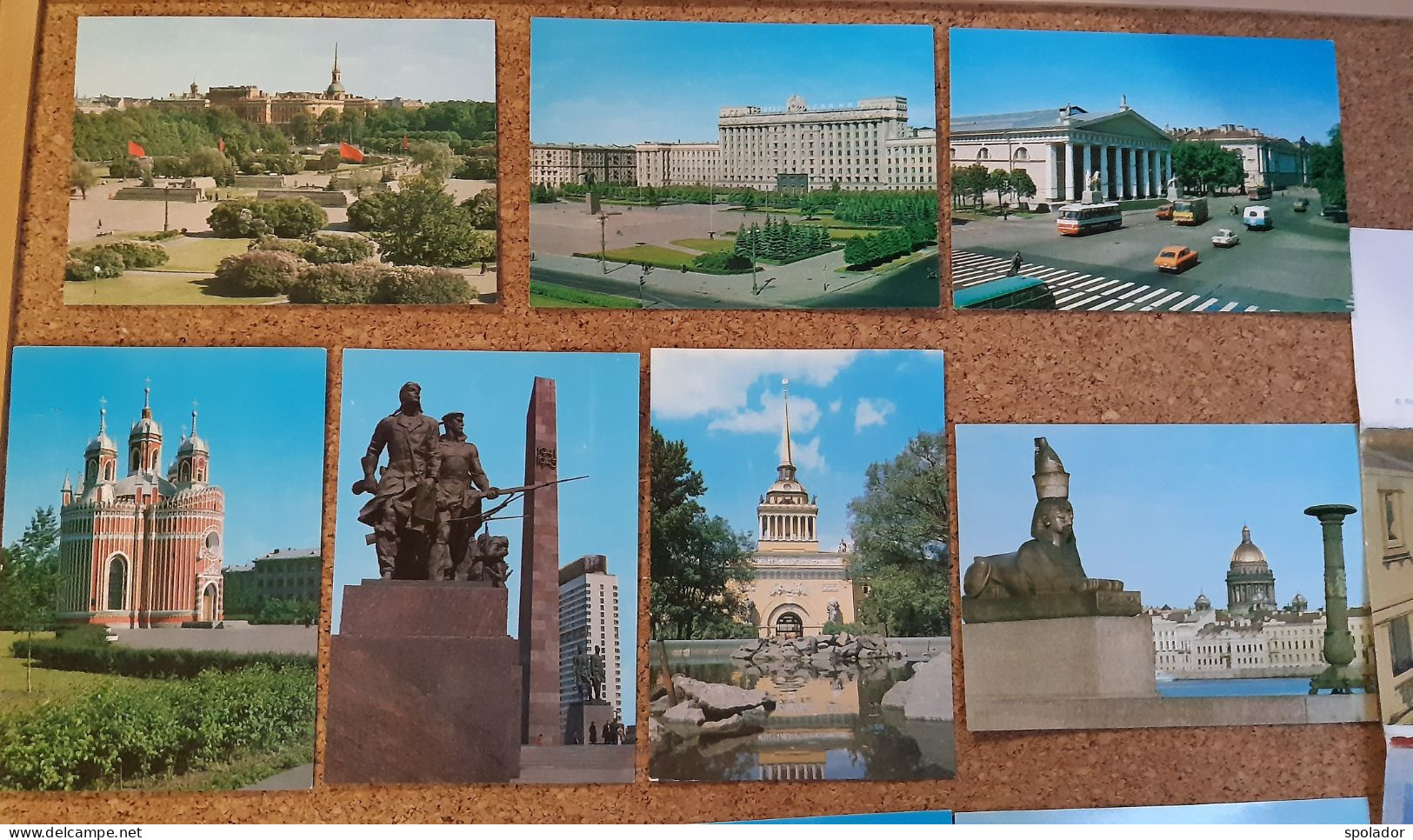 Lot 10pcs-Nostalgie-Vintage-postcard-Leningrad-Russia-#31-unused-1979