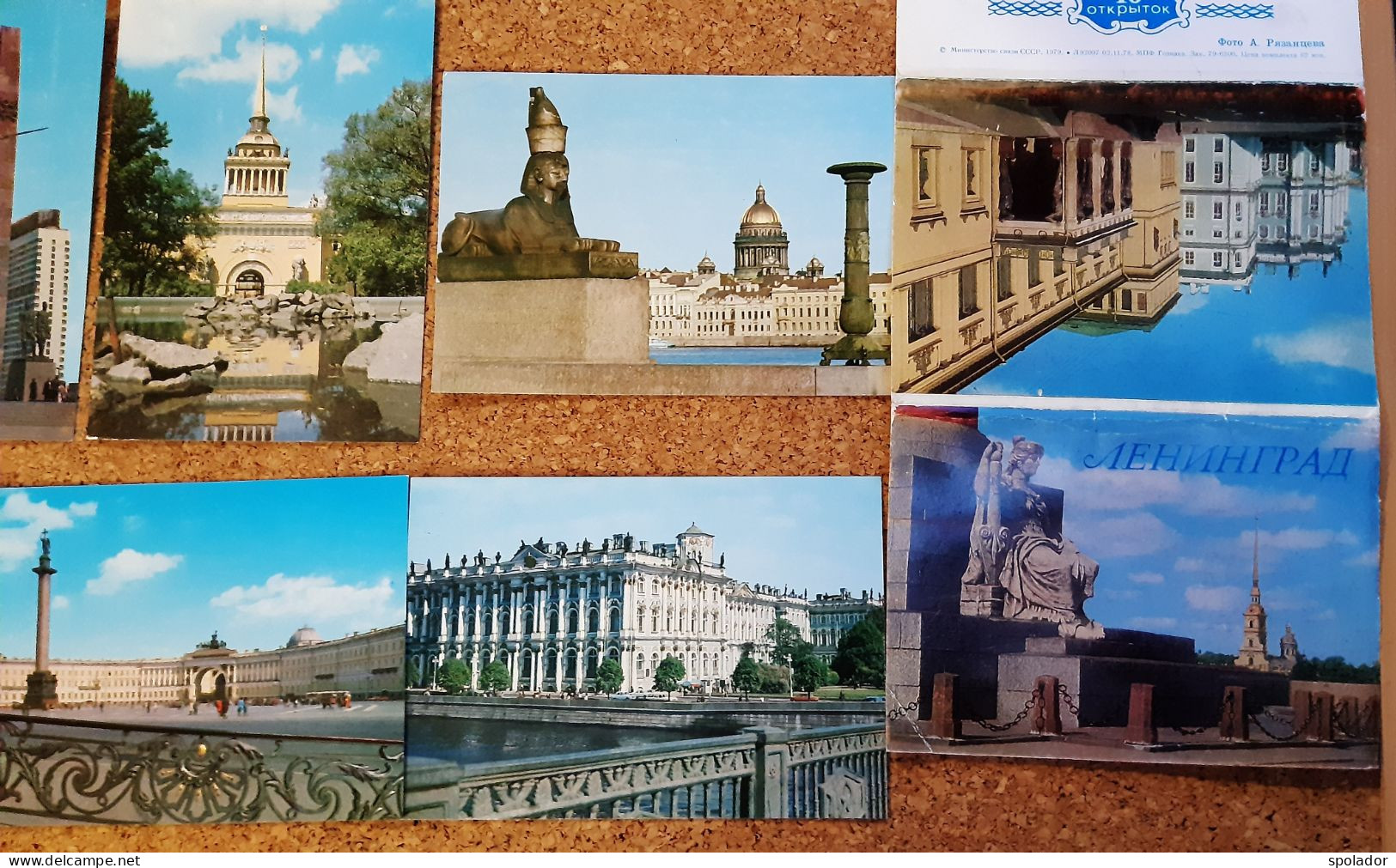 Lot 10pcs-Nostalgie-Vintage-postcard-Leningrad-Russia-#31-unused-1979