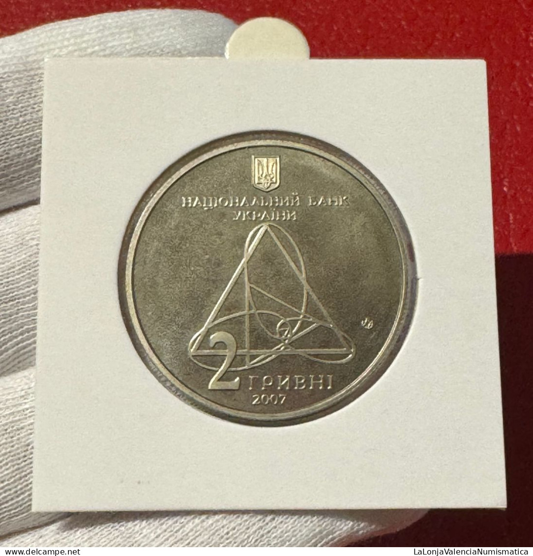 Ucrania Ukraine 2 Hryvni Oleksandr Lyapunov 2007 Km 430 Sc Unc - Ukraine