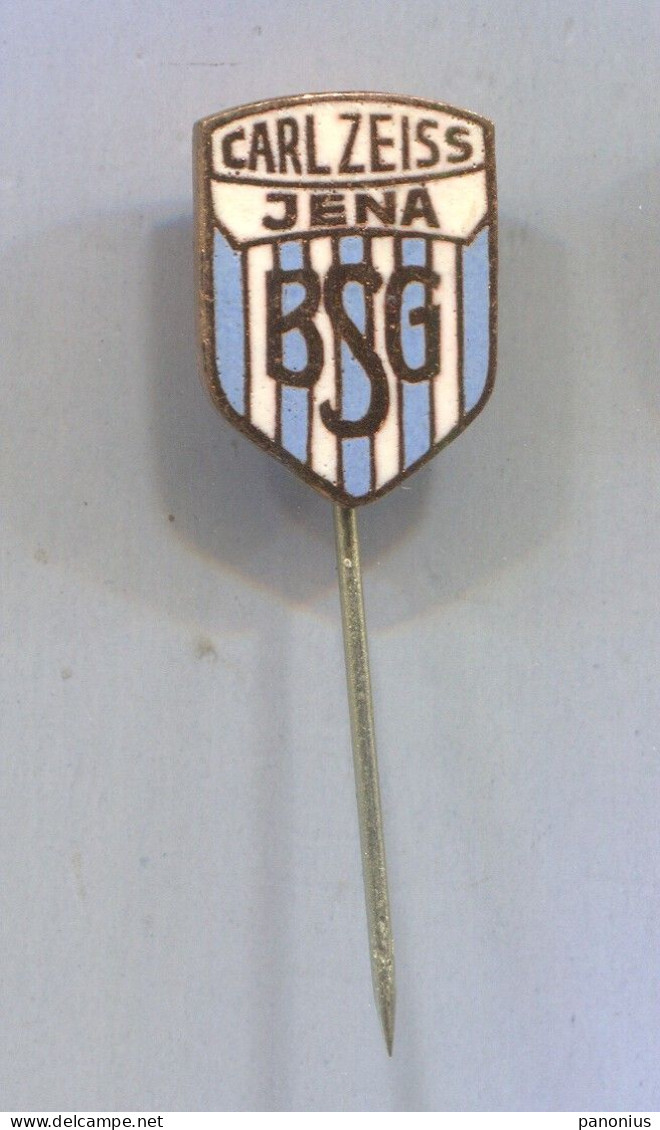 Football Soccer Futbol Calcio - Carl Zeiss Jena BSG Gera, DDR East Germany, Vintage Pin Badge Abzeichen, Enamel - Fussball