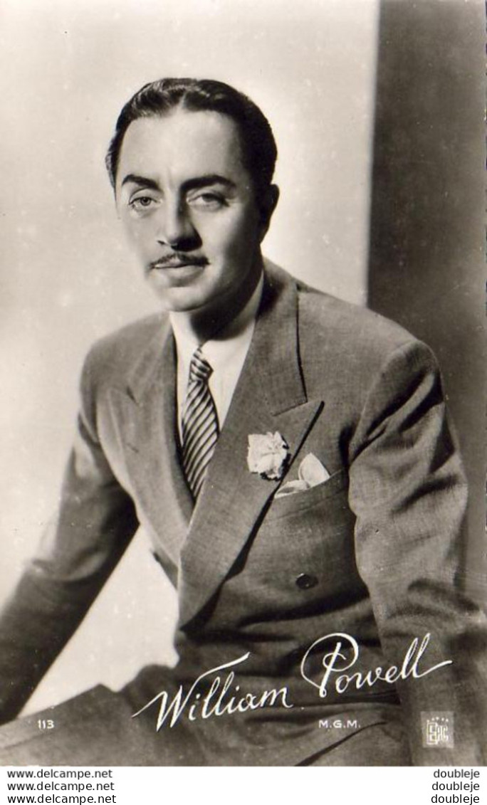 WILLIAM POWELL    - Metro Goldwyn Meyer  ........... .  ( Ref J1040) - Actores