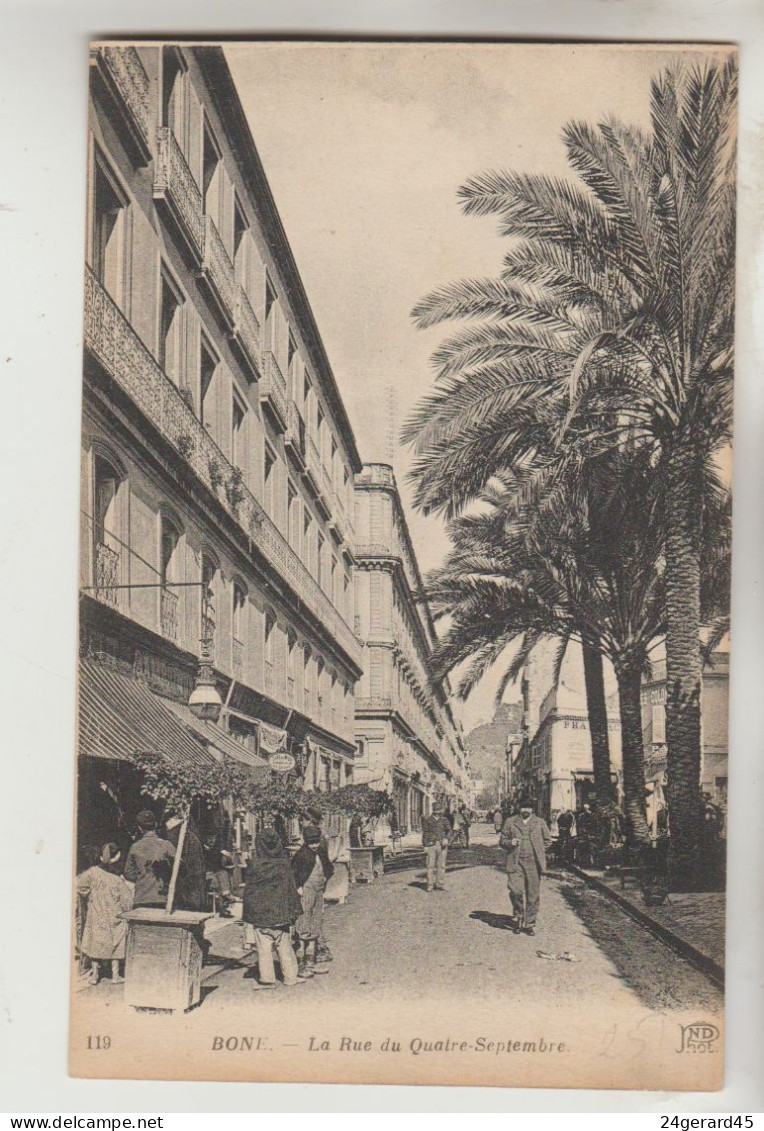 CPA ANNABA EX BONE (Algérie) - La Rue Du 4 Septembre - Annaba (Bône)