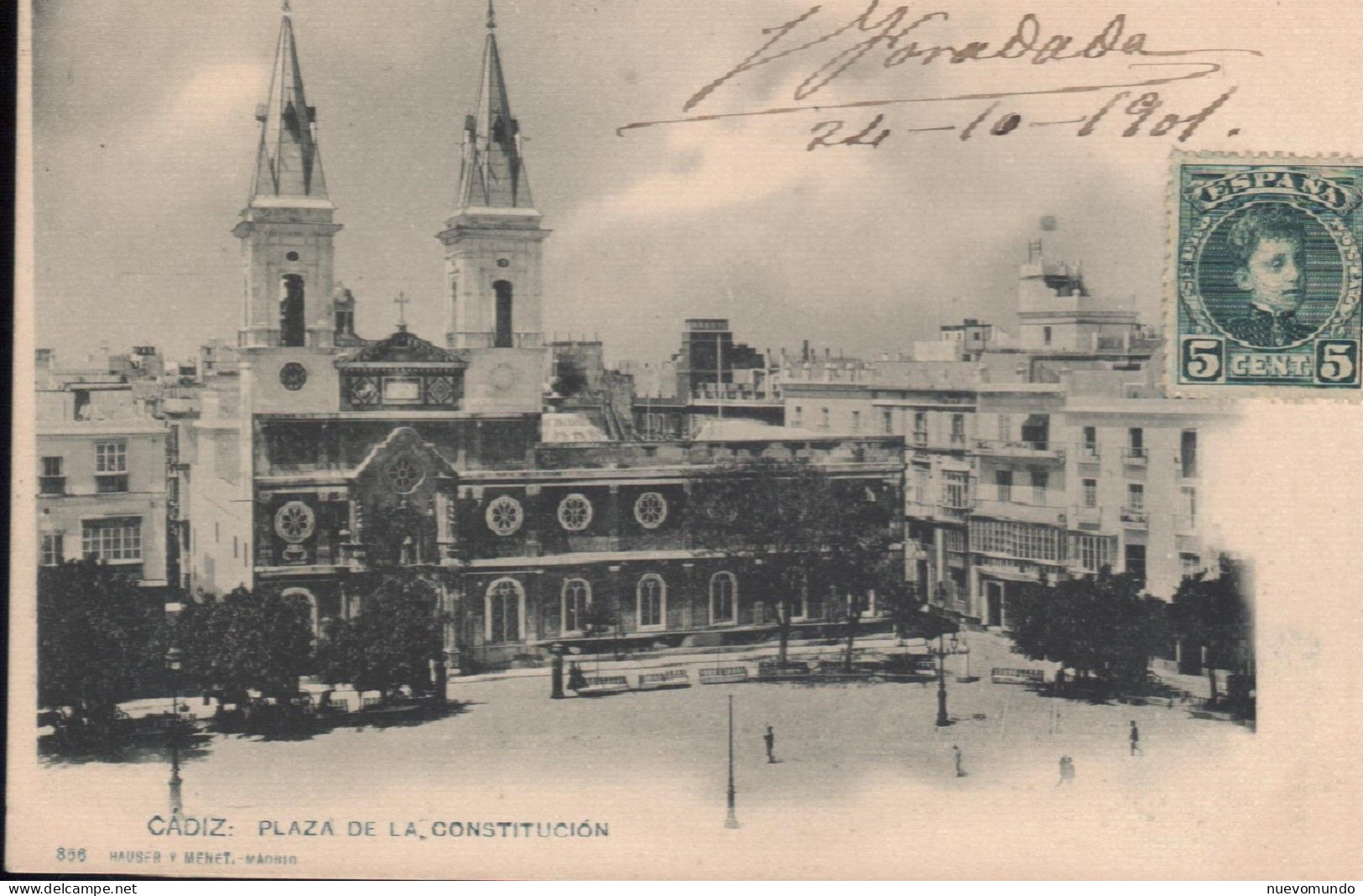 Cádiz Plaza De La Constitución Editor Hauser - Cádiz