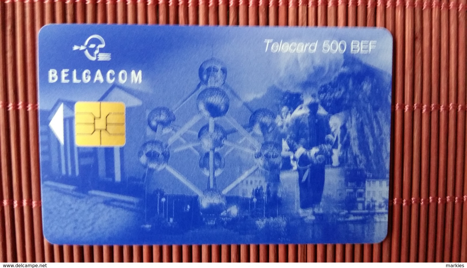 Phonecard Atomium 500 BEF Used IH 31.01.2002  Only 20.000 Made Rare - Mit Chip