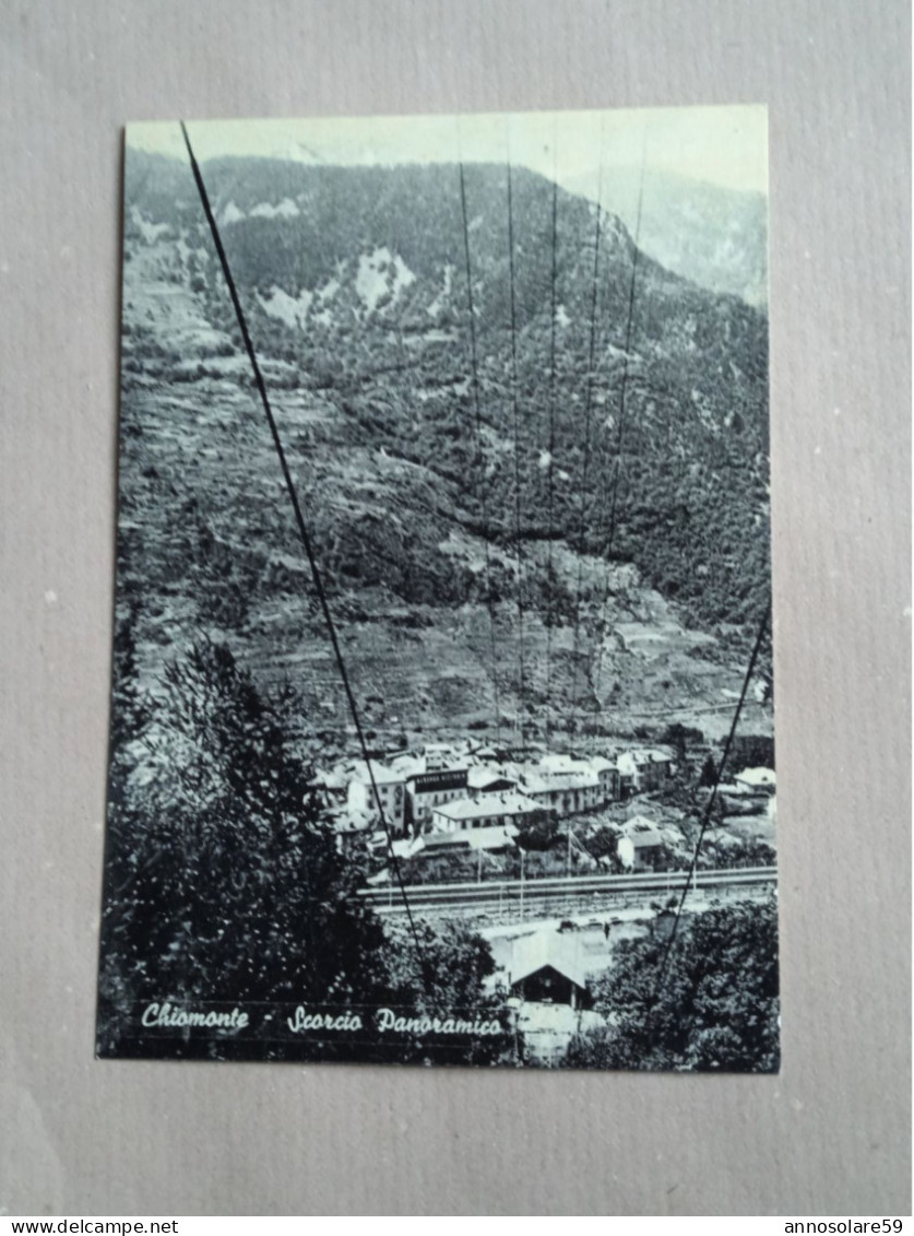 CARTOLINA: VAL DI SUSA - CHIOMONTE M.750 SCORCIO PANORAMICO -  NON VIAGGIATA - F/G - B/N - LEGGI - Rivoli