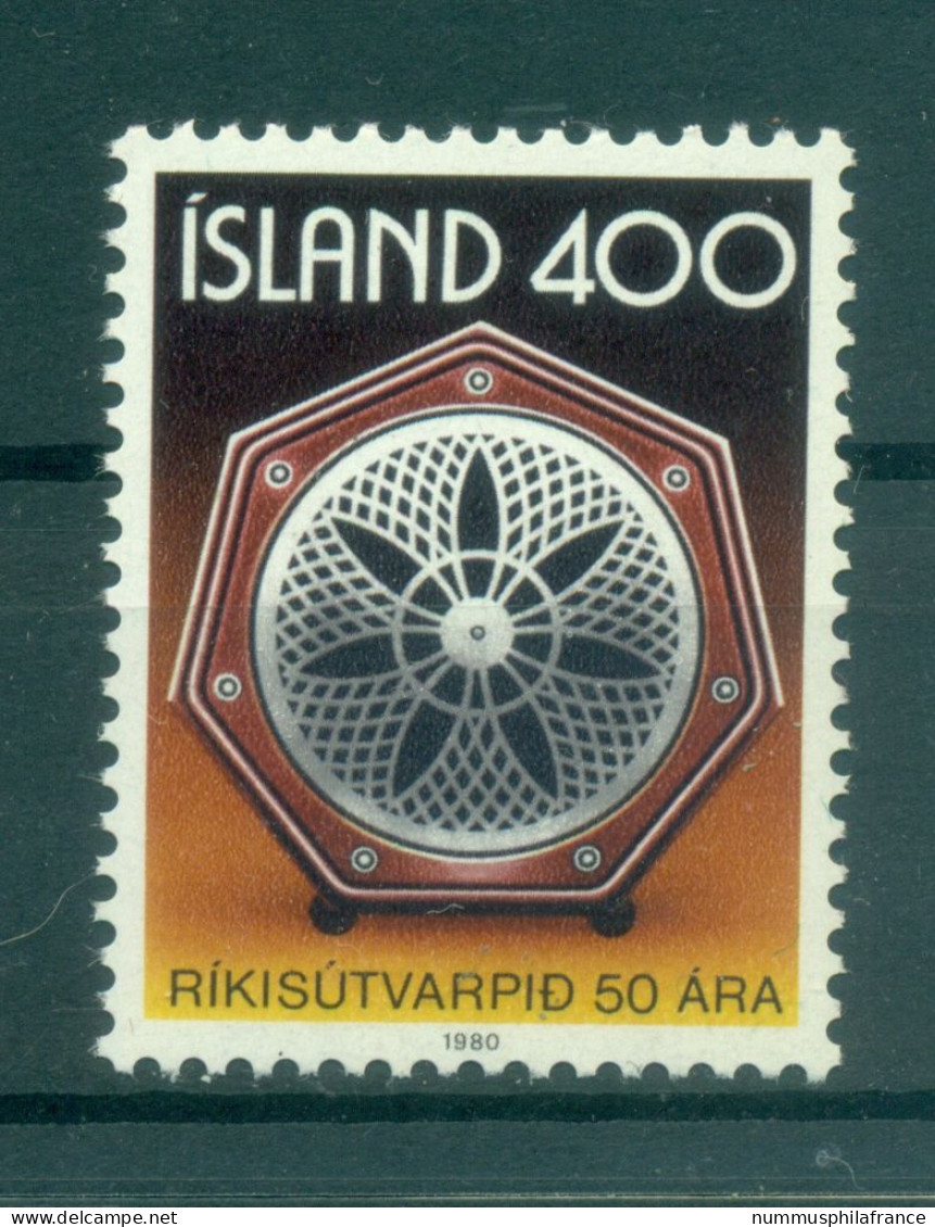 Islande 1980 - Y & T N. 515 - Radiodiffusion Nationale (Michel N. 562) - Nuevos