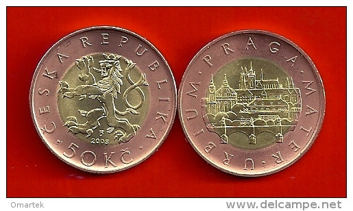 Czech Republic 2008 50 Kc Umlaufmünze UNC Circulating Coin. Tschechische Republik - Repubblica Ceca