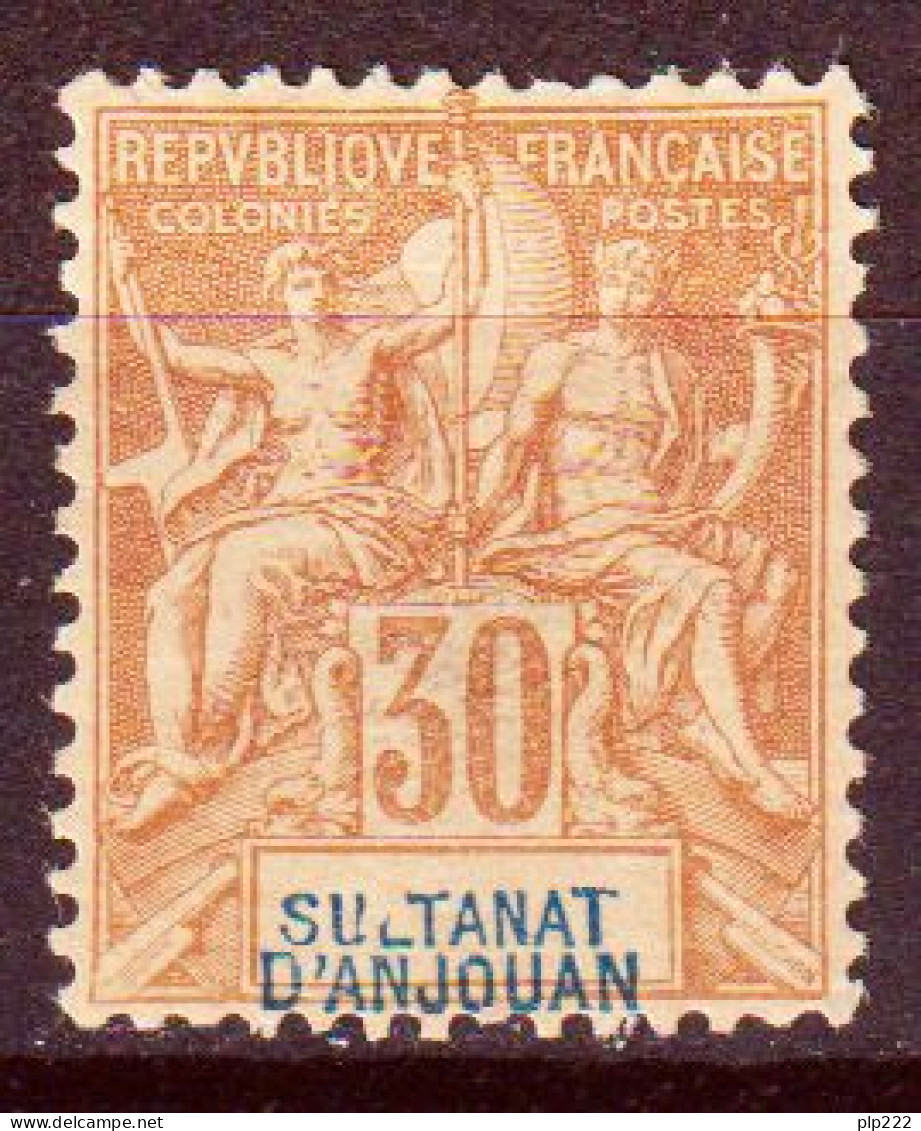 Anjouan 1892 Y.T.9 */MH VF/F - Neufs