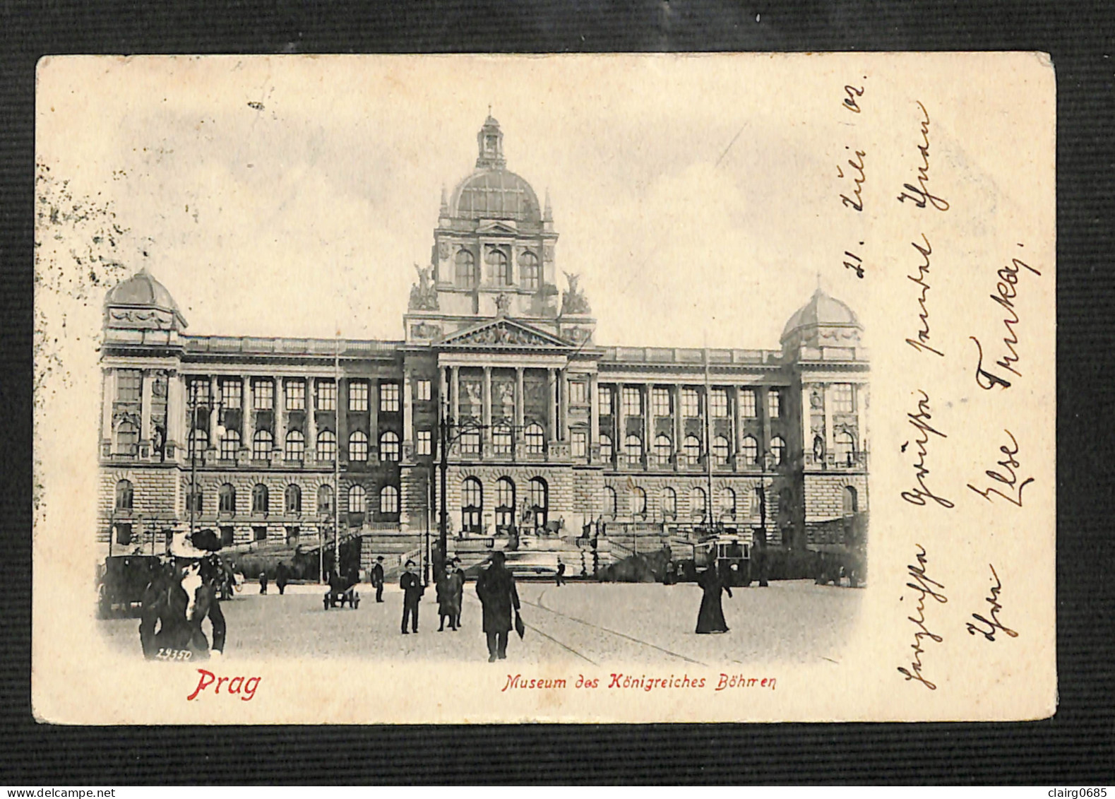 TCHÉQUIE - PRAG - PRAGUE - Museum Des Königreiches Böhmen - 1902 Peu Courante) - Tchéquie