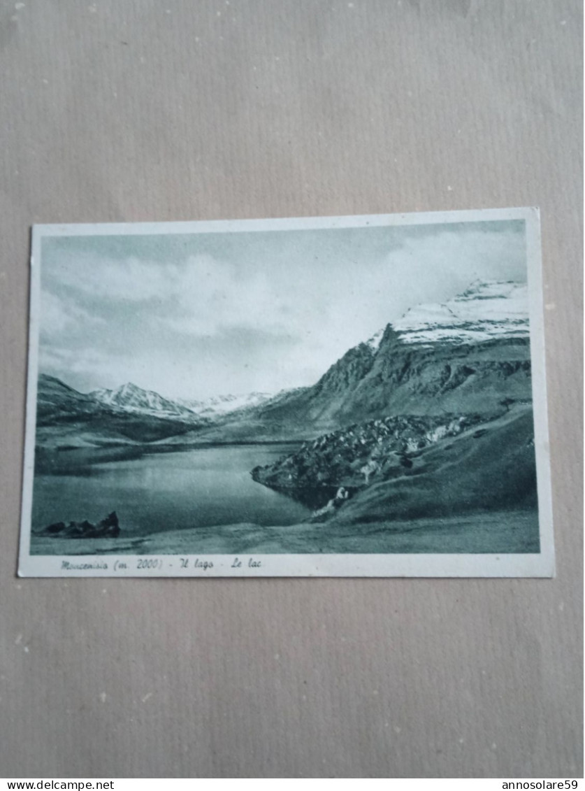 CARTOLINA: VAL DI SUSA - MONCENISIO M.2000 - IL LAGO - LE LAC -  NON VIAGGIATA - F/G - B/N - Rivoli