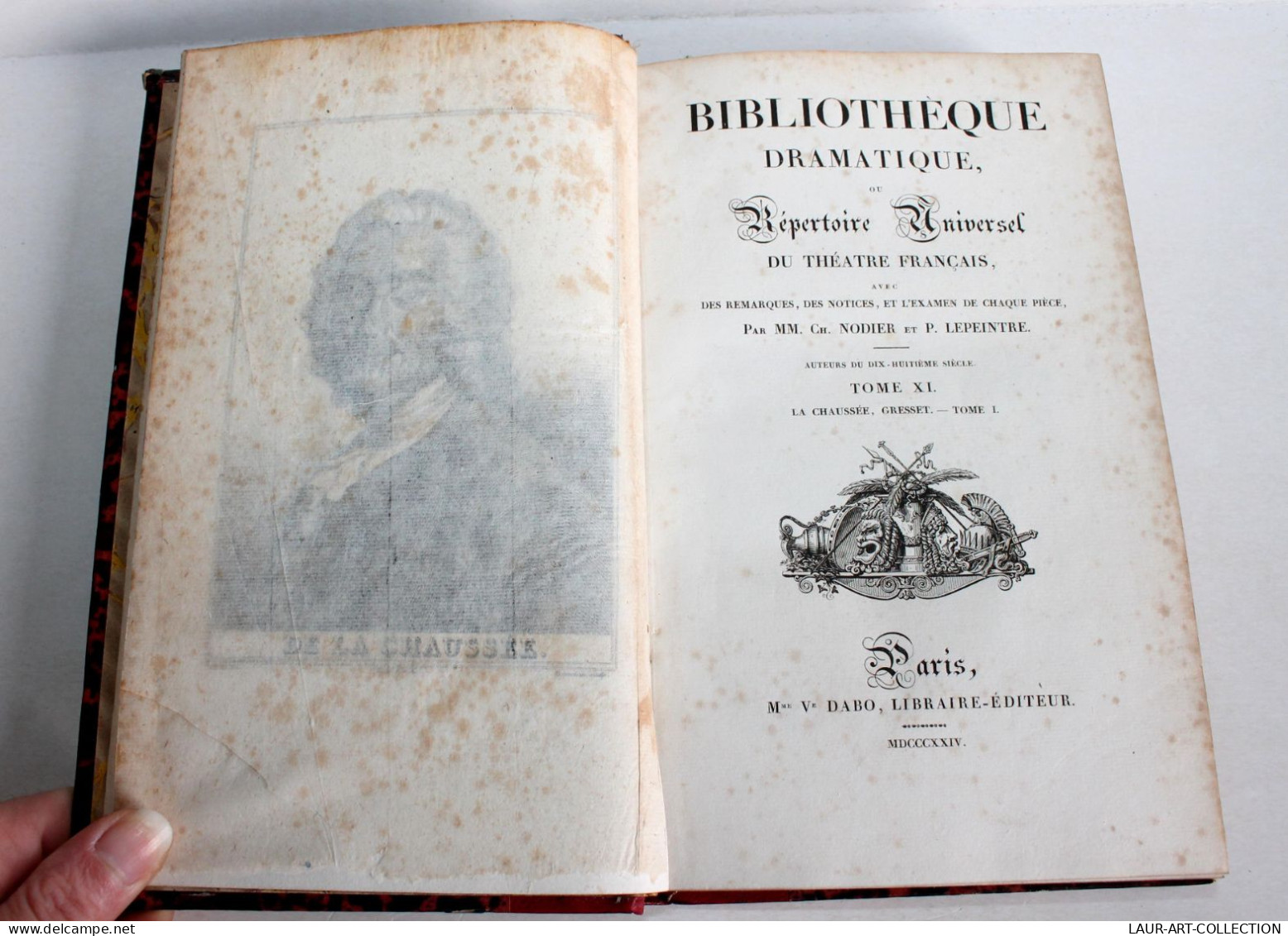 BIBLIOTHEQUE DRAMATIQUE Ou REPERTOIRE UNIVERSEL DU THEATRE FRANCAIS 1824 TOME XI / ANCIEN LIVRE XIXe SIECLE (1803.41) - Autori Francesi