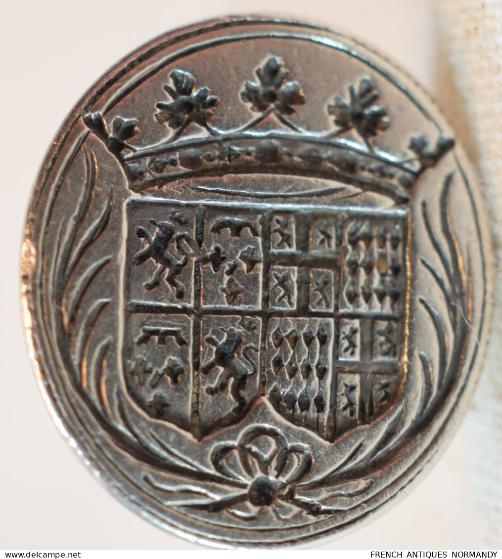 MONACO GRIMALDI - Unique Seal of Alliance 1648 Henry De Matignon And Marie-françoise Le Tellier