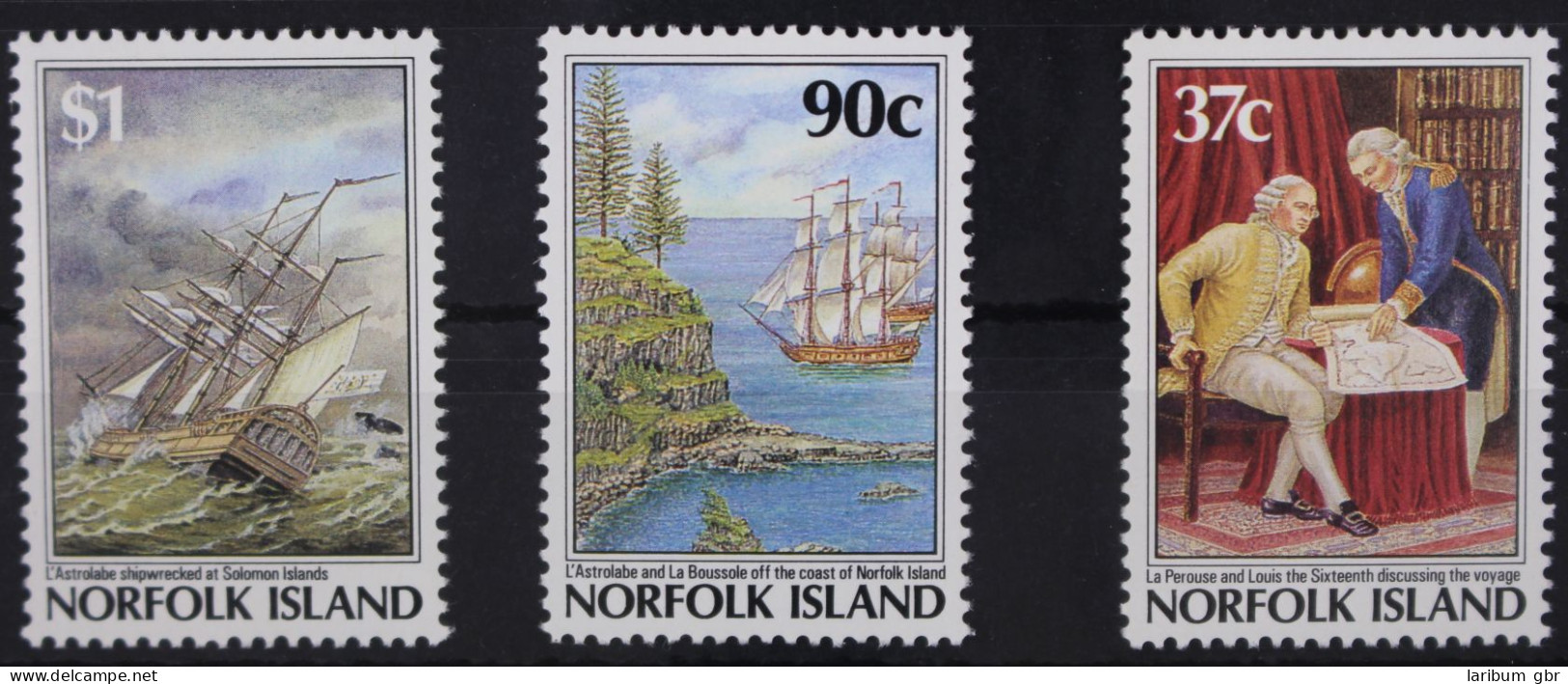 Norfolk Inseln 429-431 Postfrisch Schifffahrt #GA978 - Norfolk Island