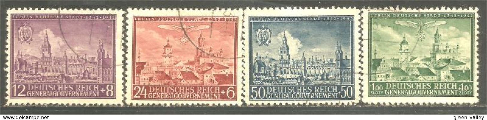 740 Pologne 600 Ans Years Lublin Semi-postal (POL-348) - Gouvernement Général