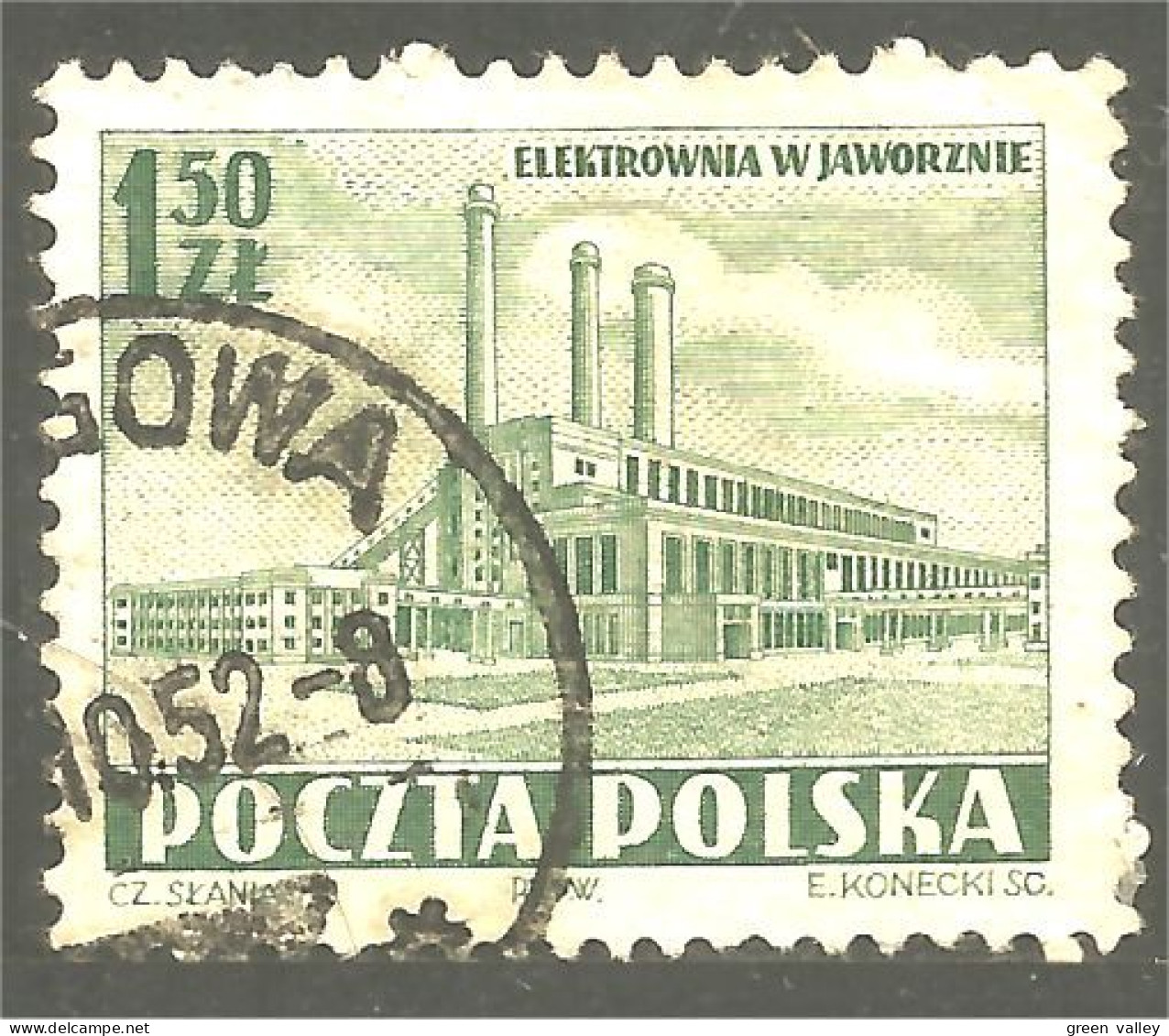 740 Pologne Usine Electrique Electricity Power Plant (POL-334) - Elektrizität