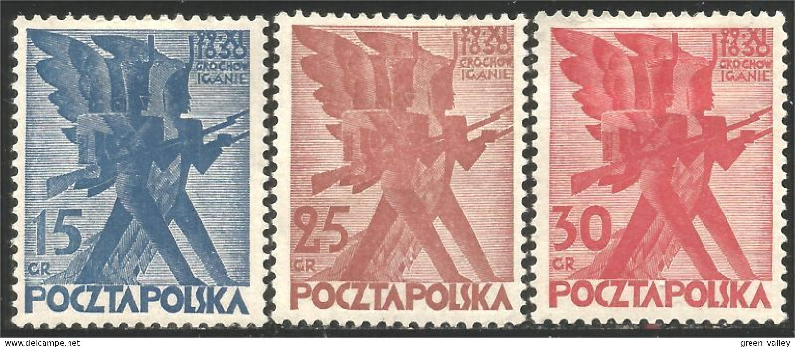 740 Pologne 1927 Stylized Militaire Military Soldier Soldat (POL-322) - Militares