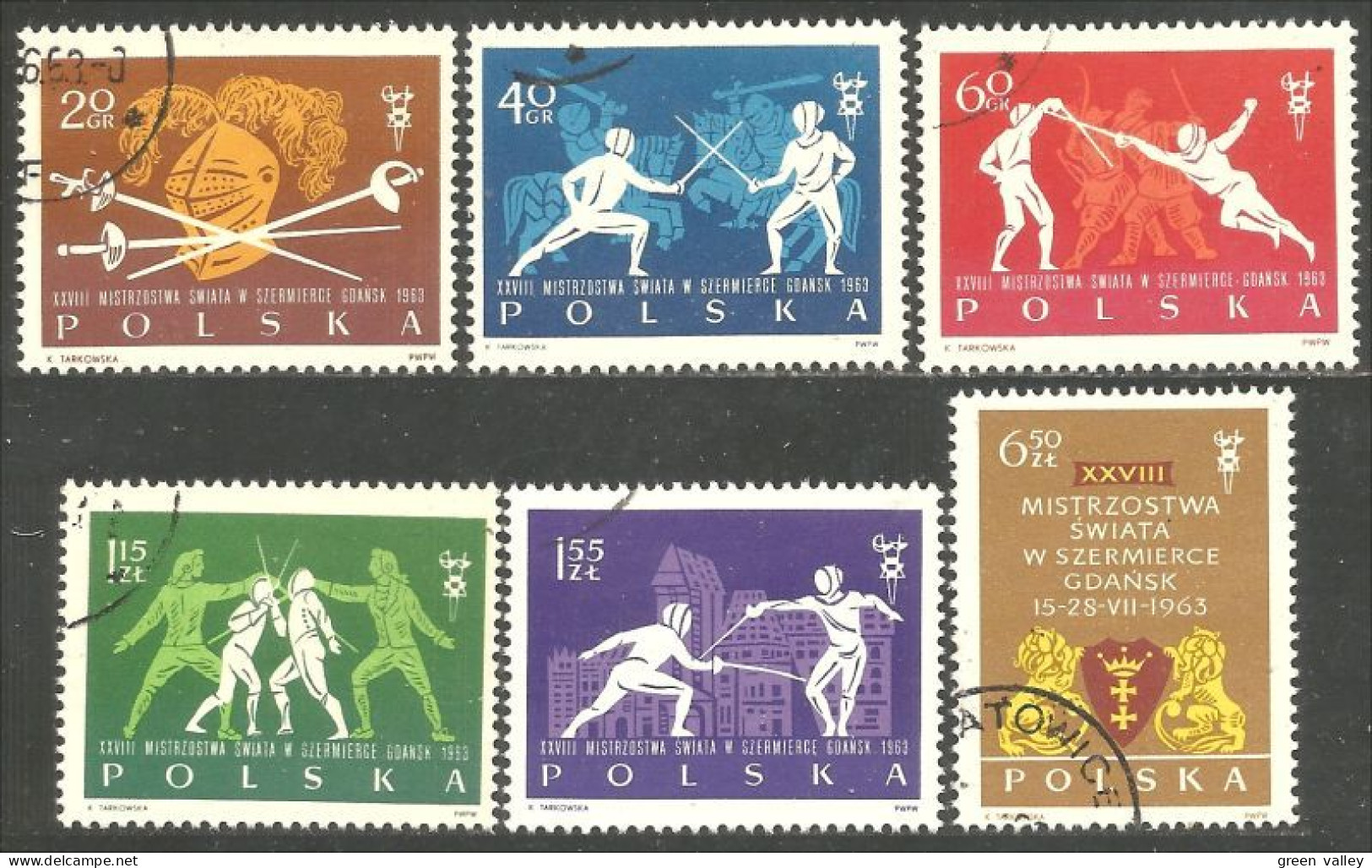 740 Pologne Escrime Fencing Esgrima Schermen Scherma Fechten (POL-293) - Escrime