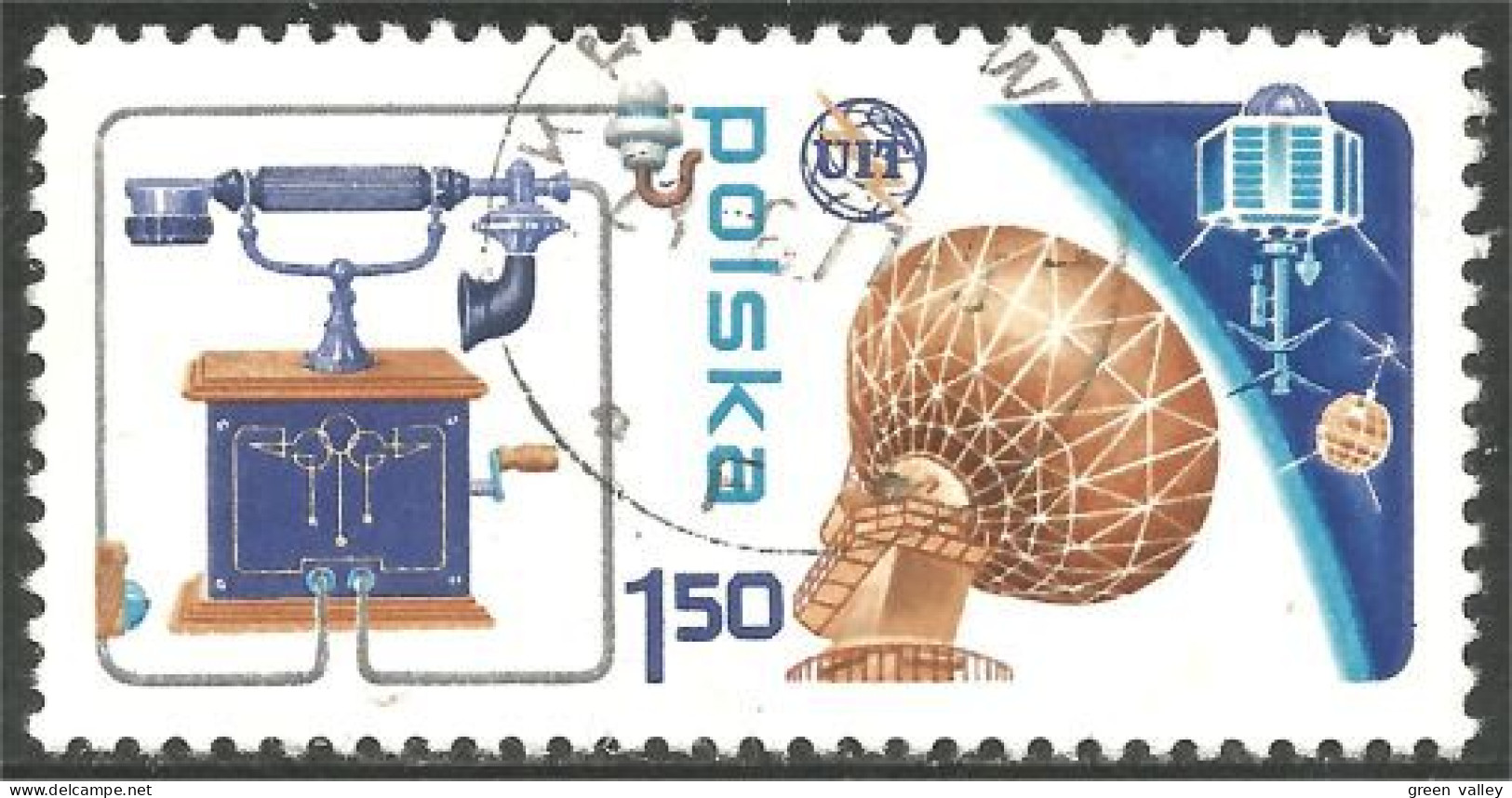 740 Pologne Communications Telephone Radar Satellite (POL-275) - Télécom